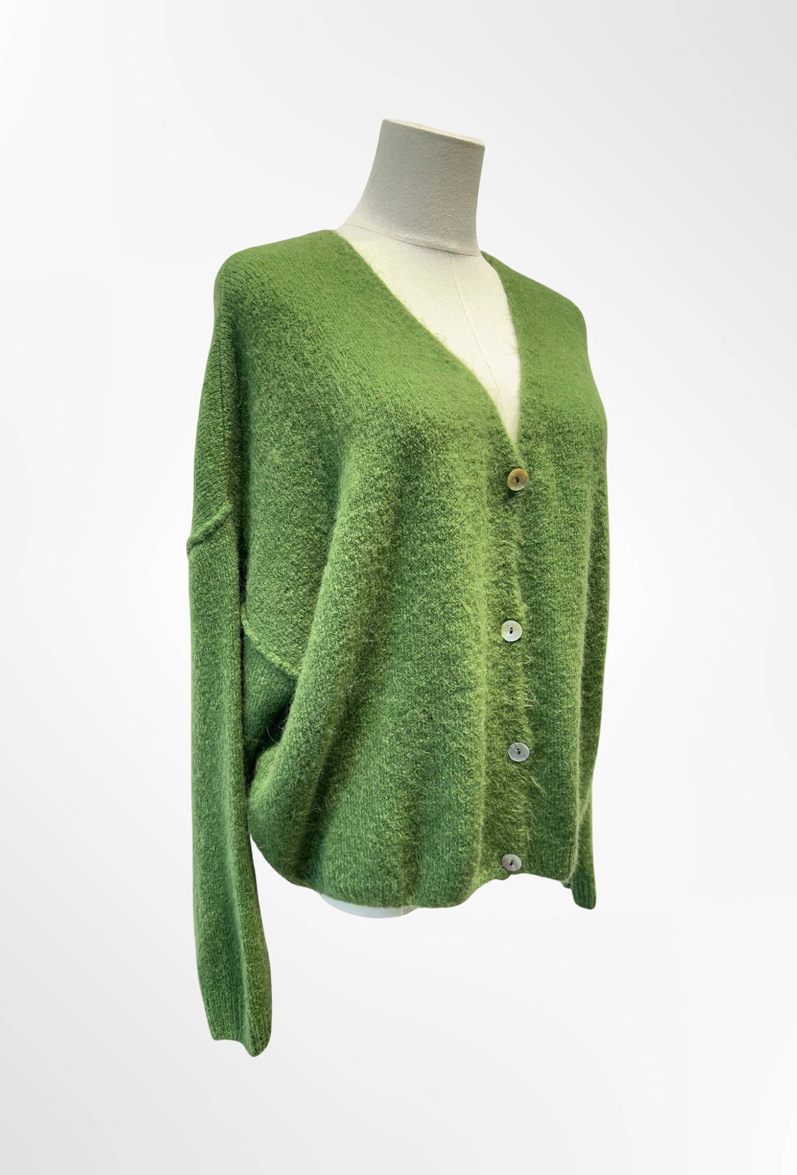 Gilet Col V Profond en Maille Douce ALPAGA