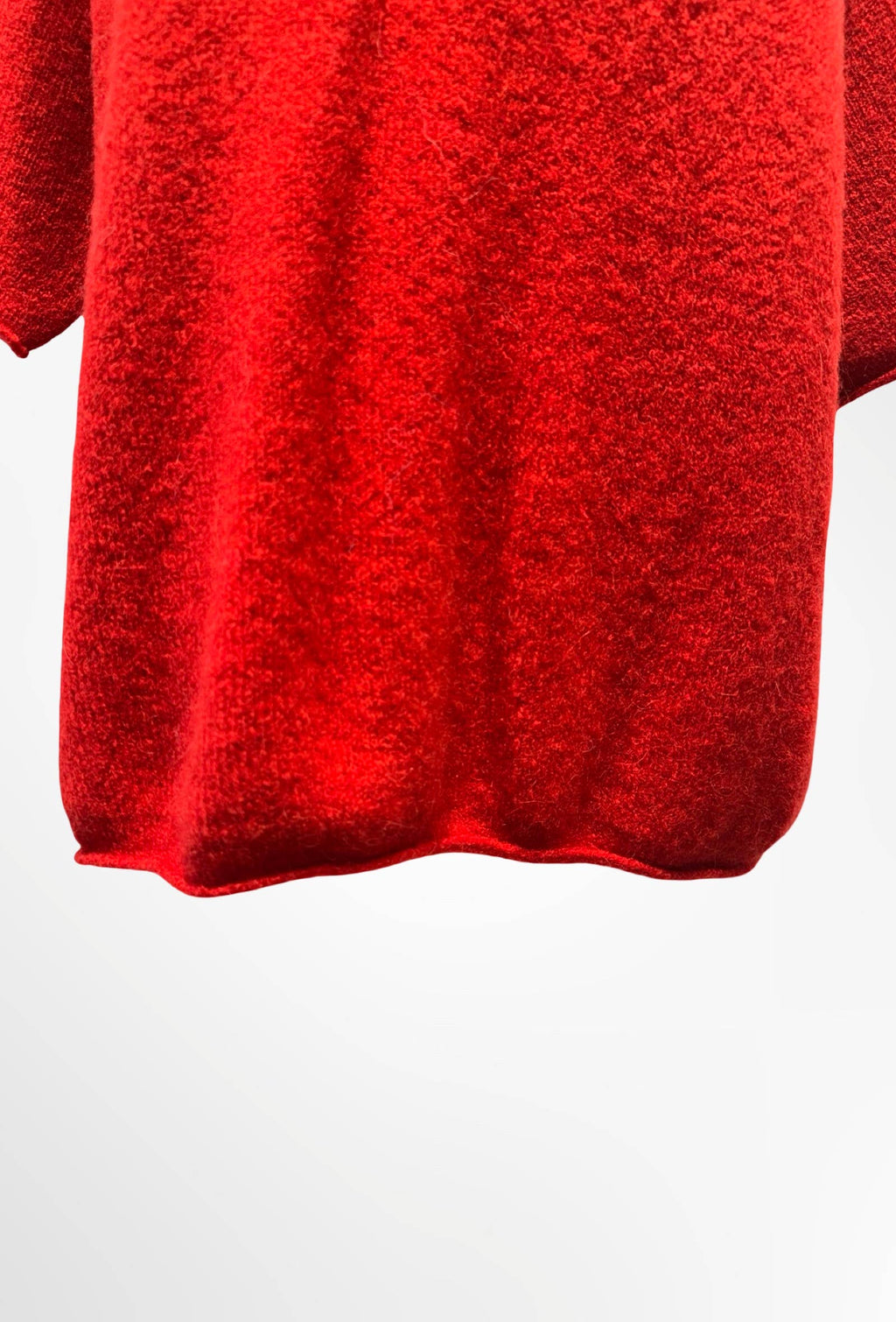 Pull col V manches courtes ALPAGA/ LAINE