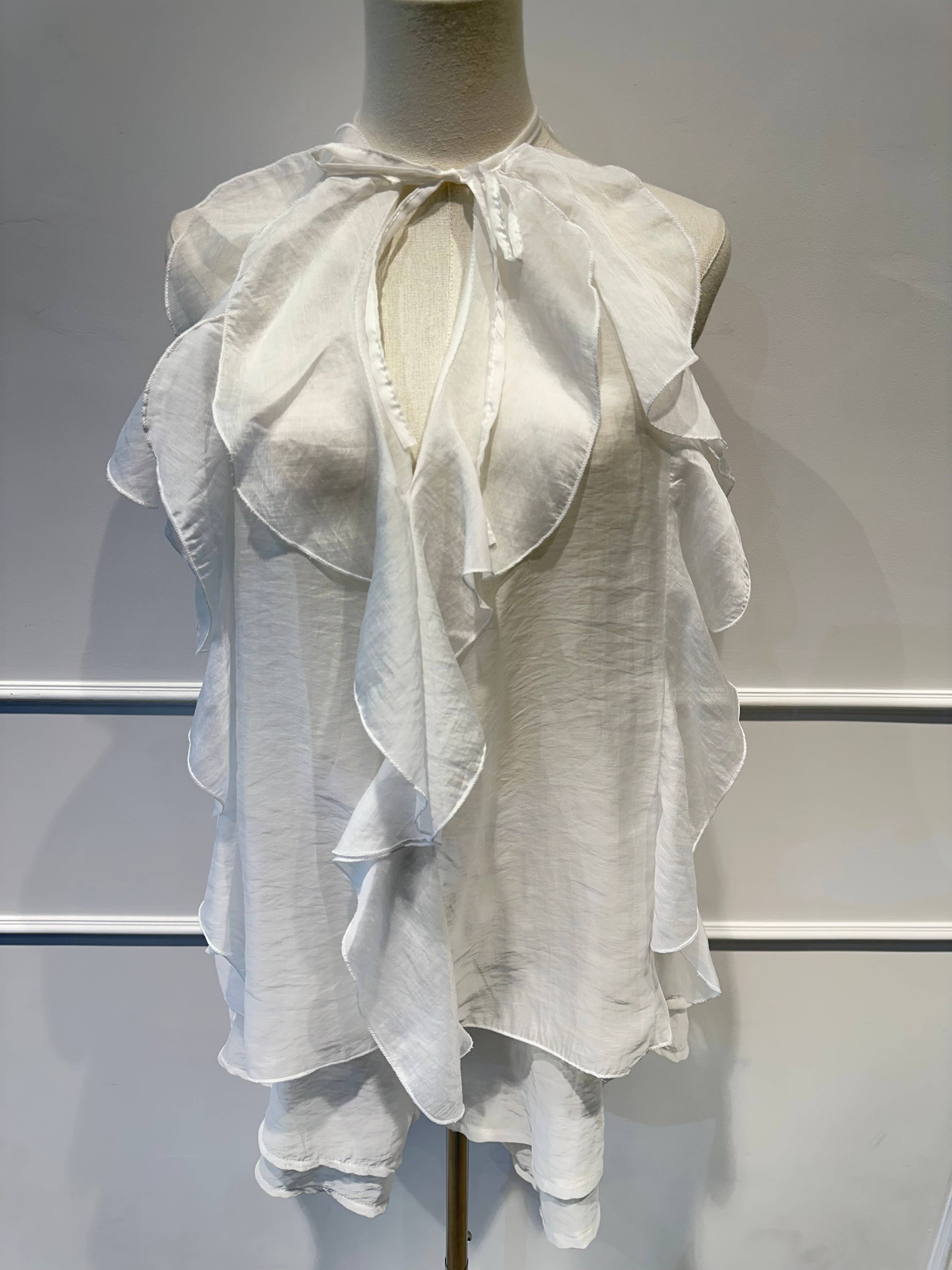 Ensemble Voile à Volants –Top Fluide & Short