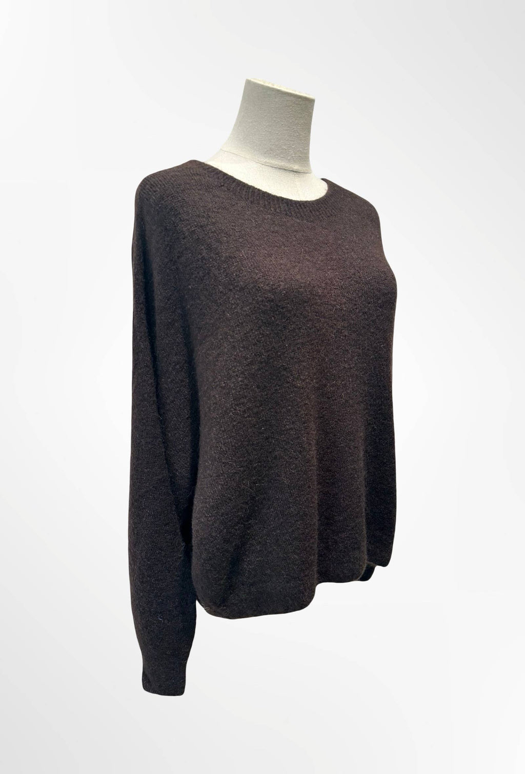 Pull Col Rond Maille Douce Oversize ALPAGA