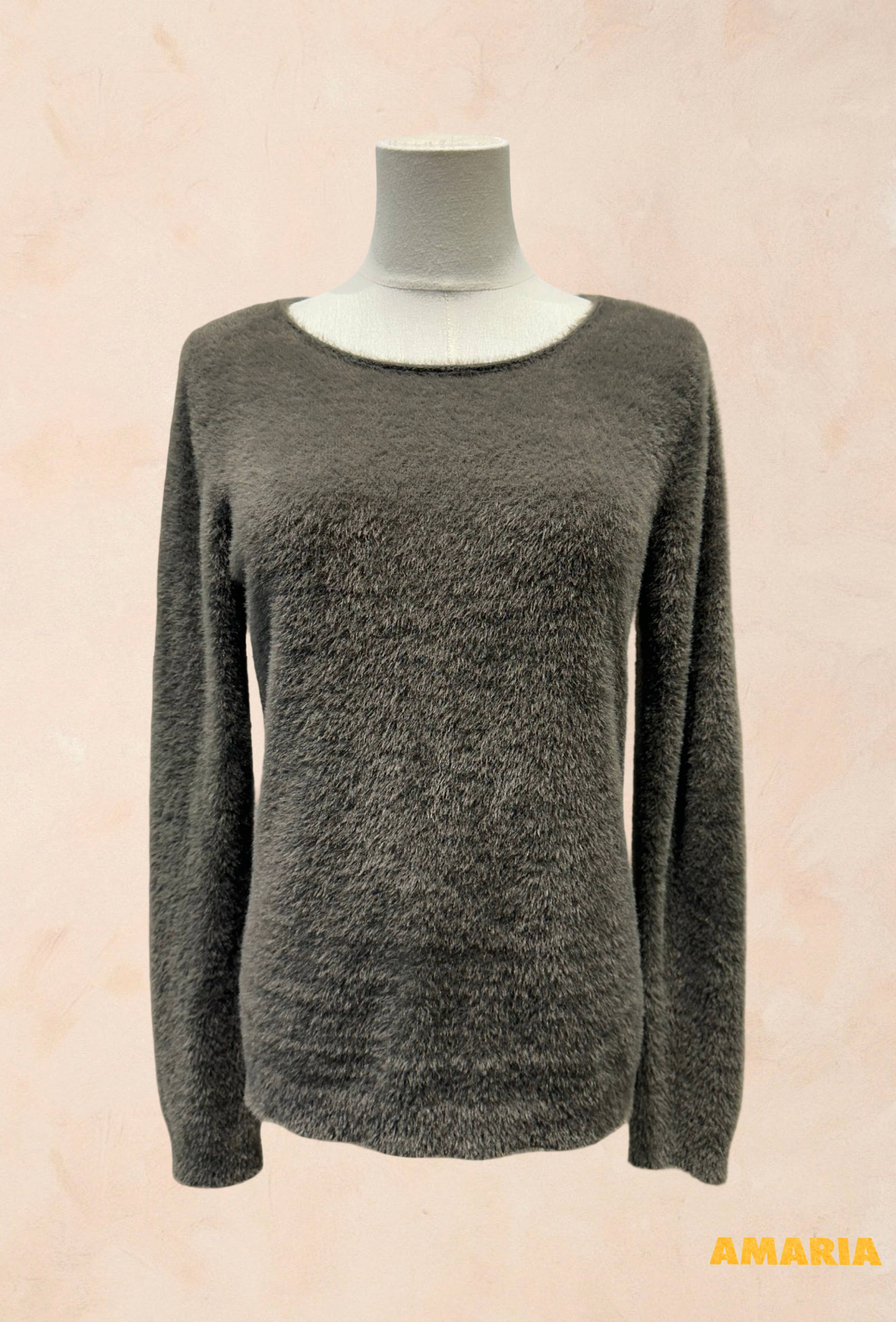 Pull Tout Doux Effet Peluche Manches Longues