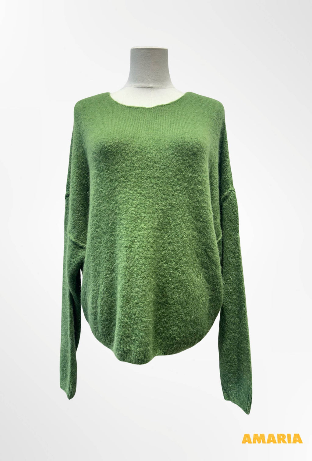 Pull Oversize Col Rond Maille Douce ALPAGA
