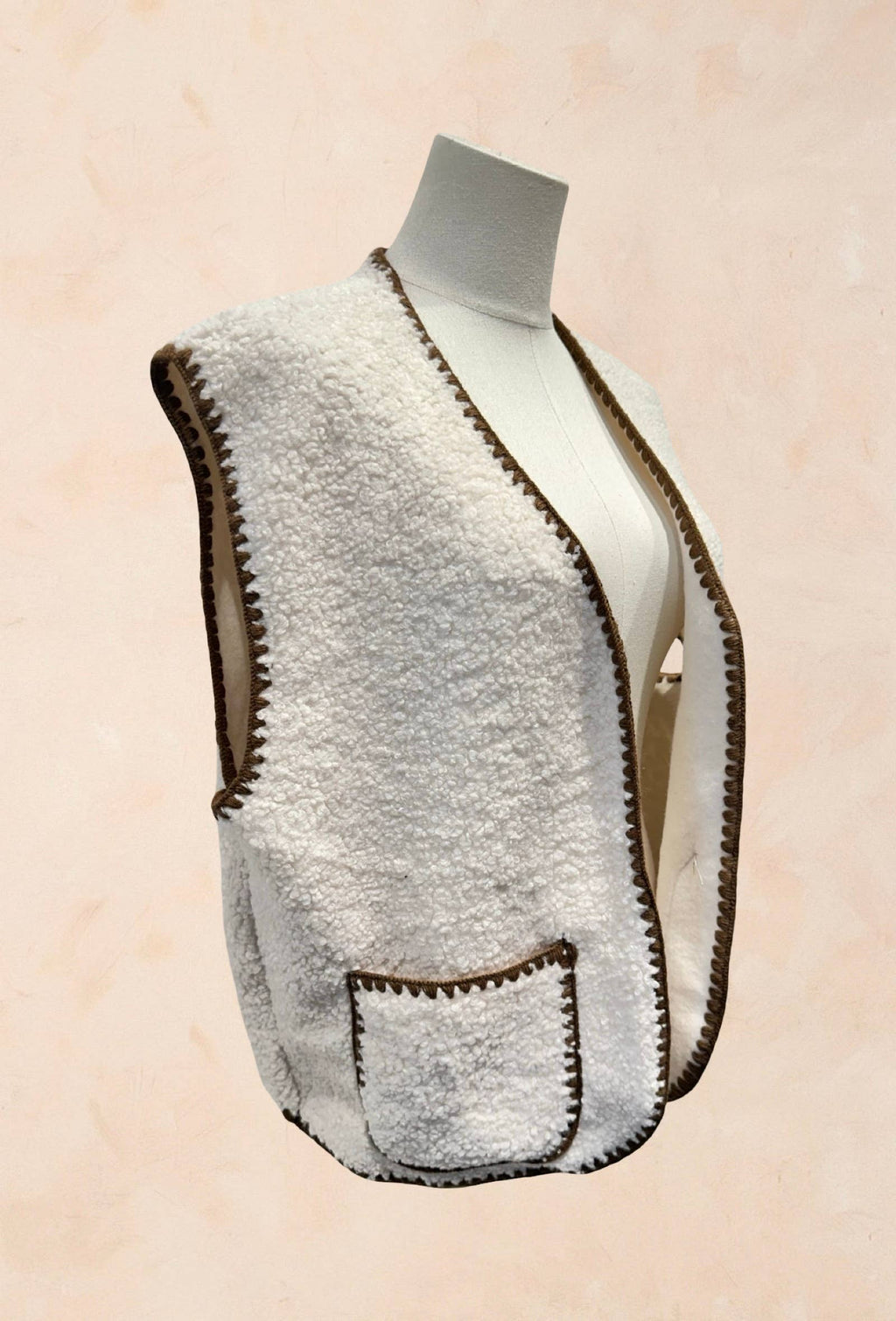 Gilet sans manches Look Vintage