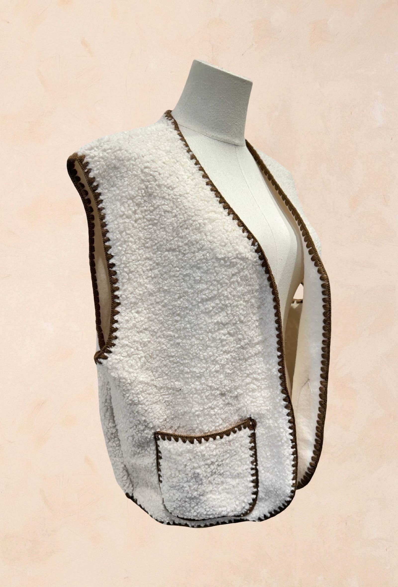 Gilet sans manches Look Vintage