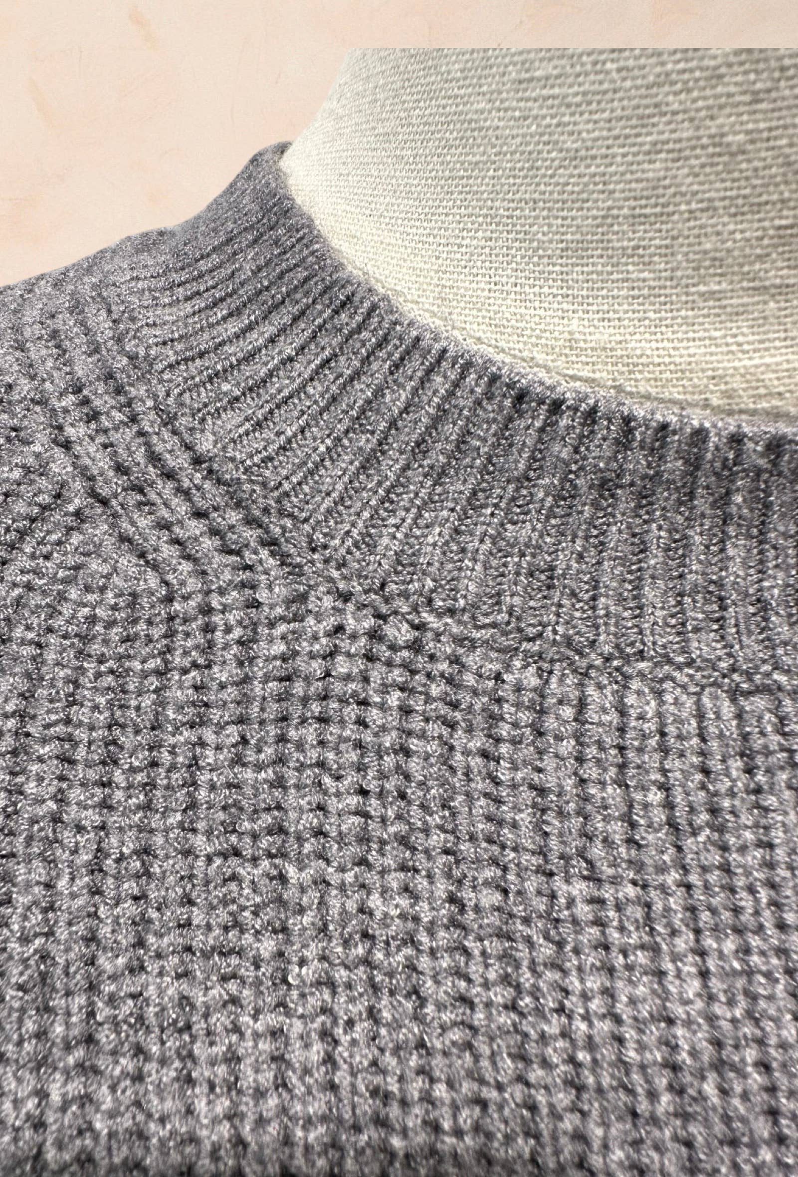 Pull Sans Manches Oversize en Maille – VISCOSE