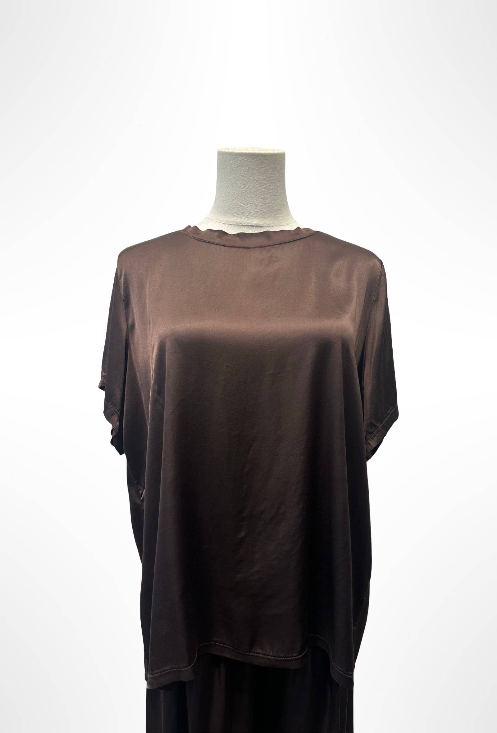 Ensemble Satin, Haut et Pantalon Fluide % VISCOSE