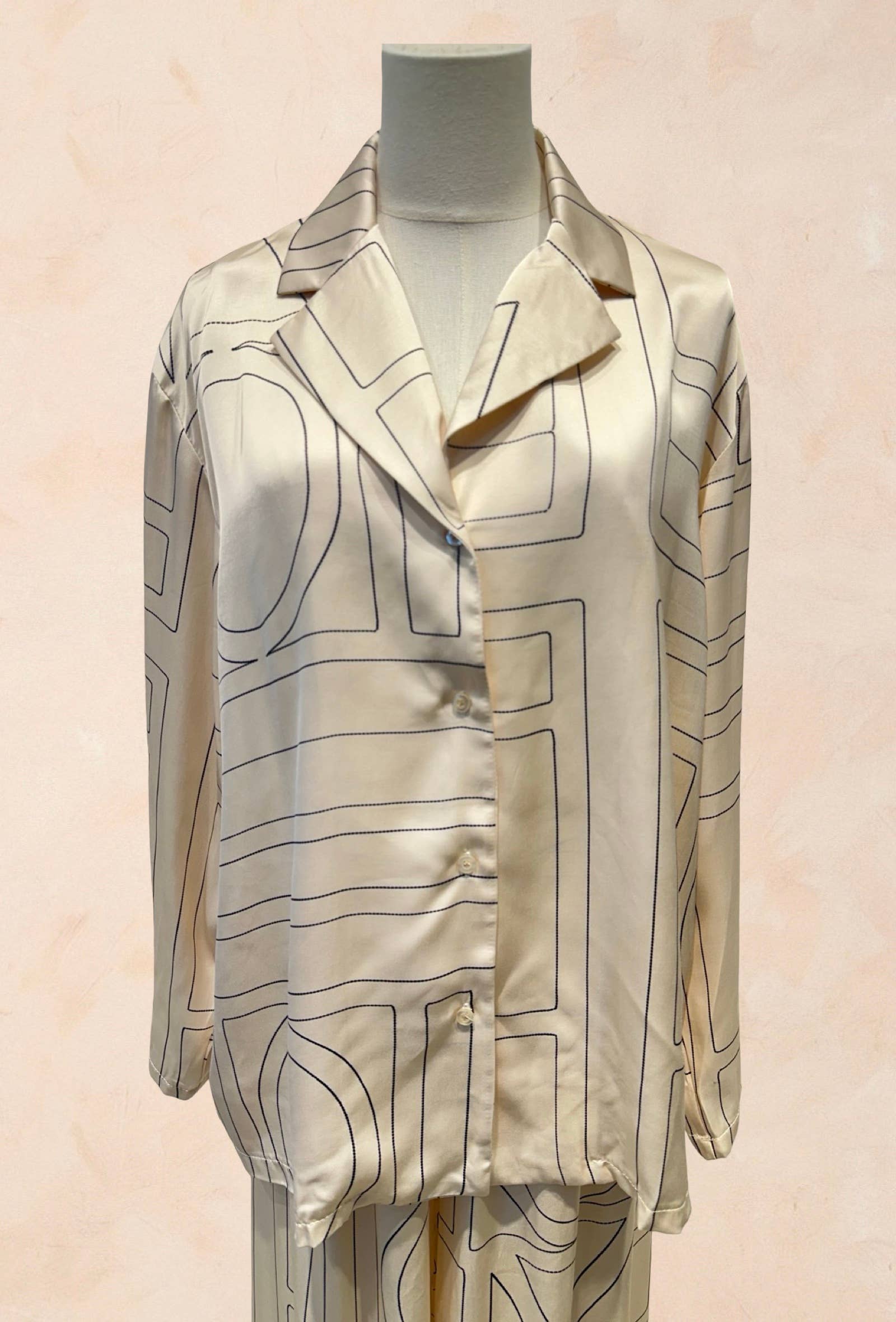 Ensemble PT Chemise Fluide Graphique % VISCOSE