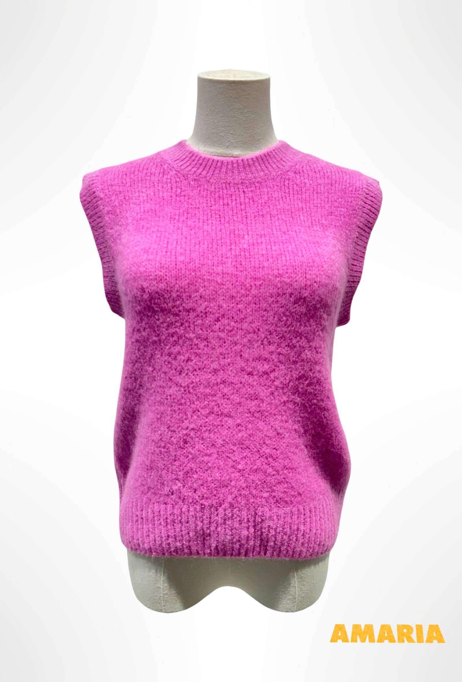 Pull col rond Sans Manches ALPAGA