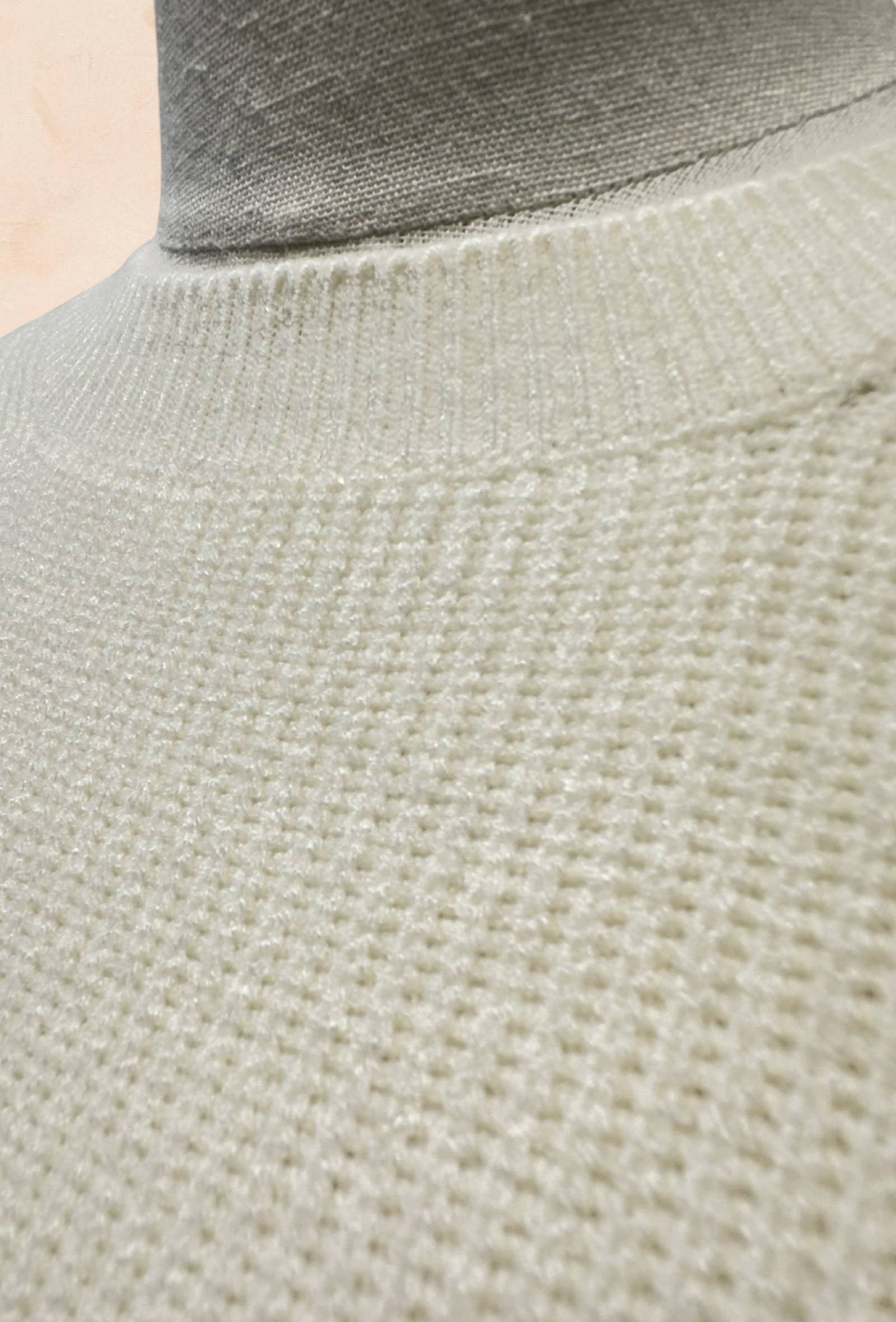 Pull Sans Manches Oversize en Maille – VISCOSE