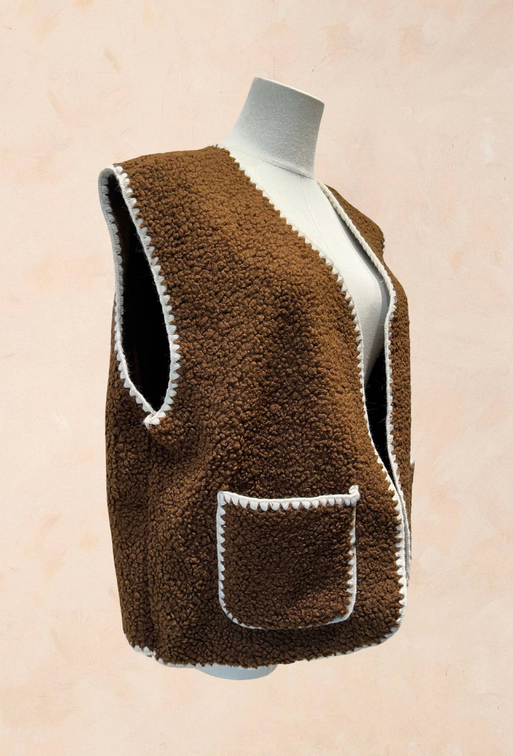 Gilet sans manches Look Vintage