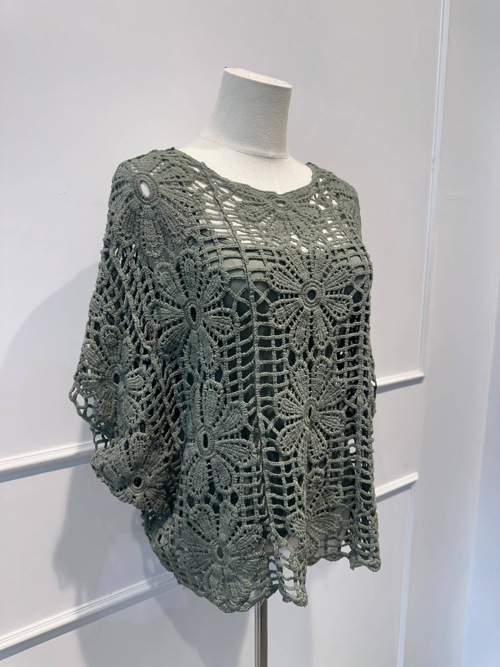 Haut en Crochet Manches courtes J
