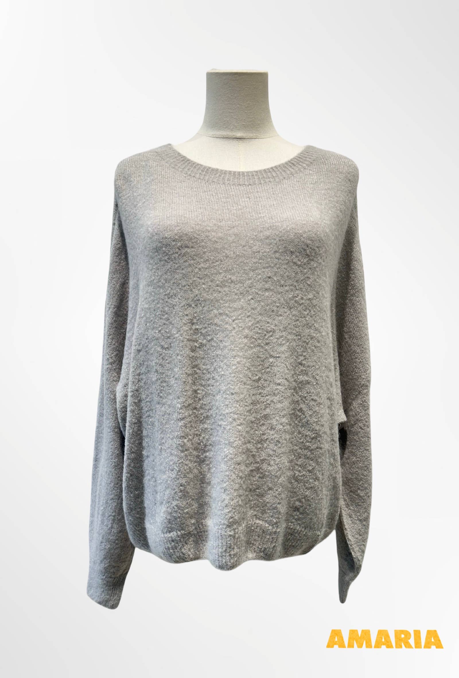 Pull Col Rond Maille Douce Oversize ALPAGA