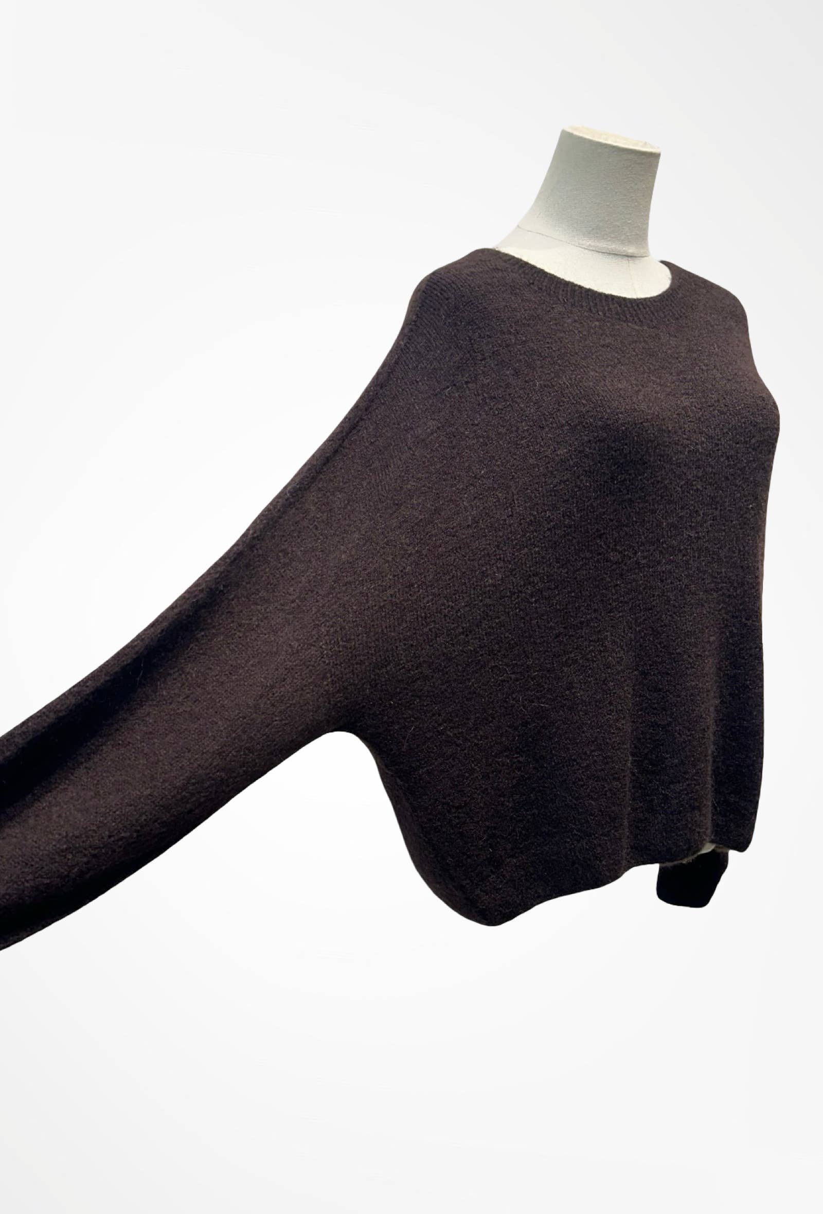Pull Col Rond Maille Douce Oversize ALPAGA