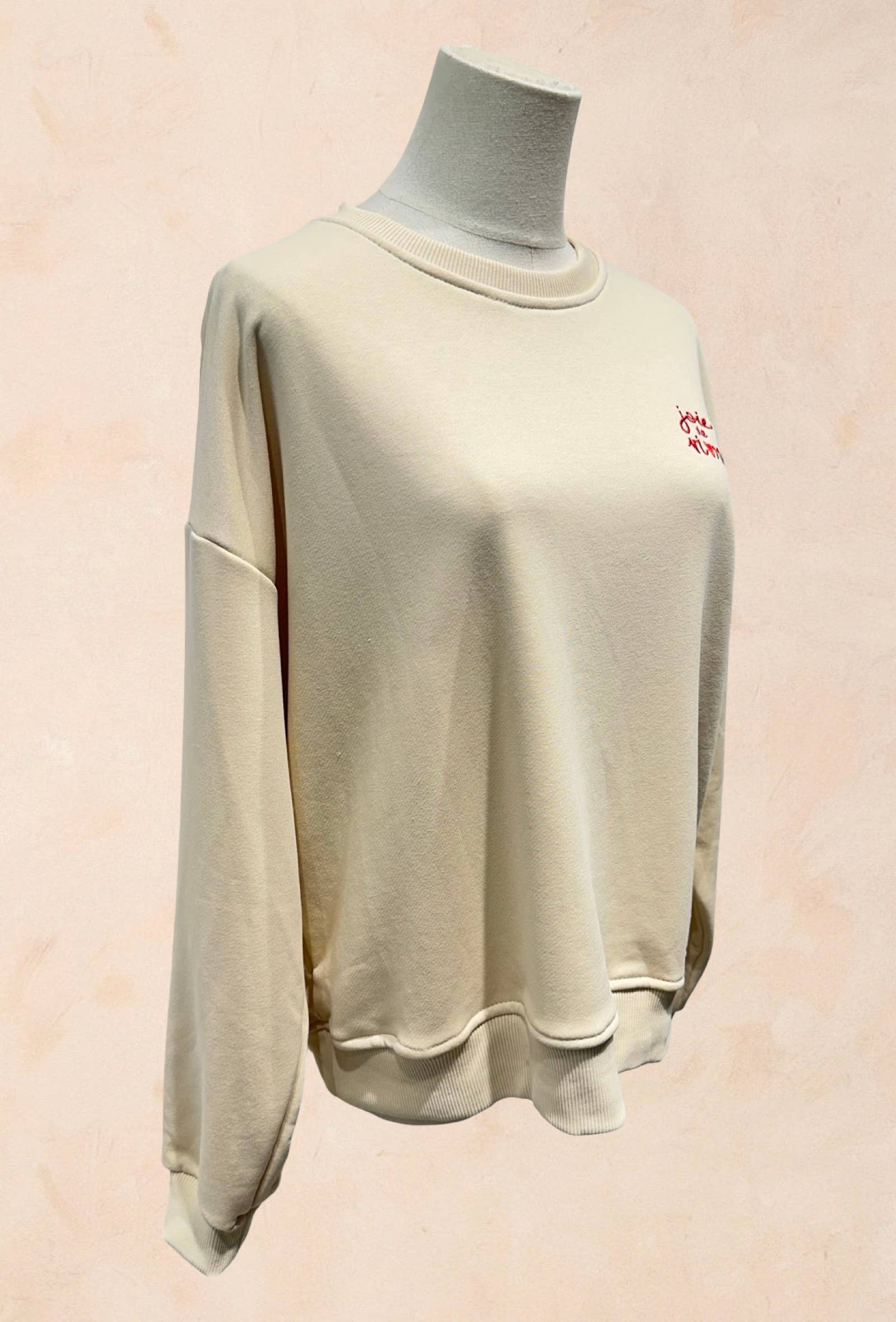 Sweat shirt Joie de Vivre COTON