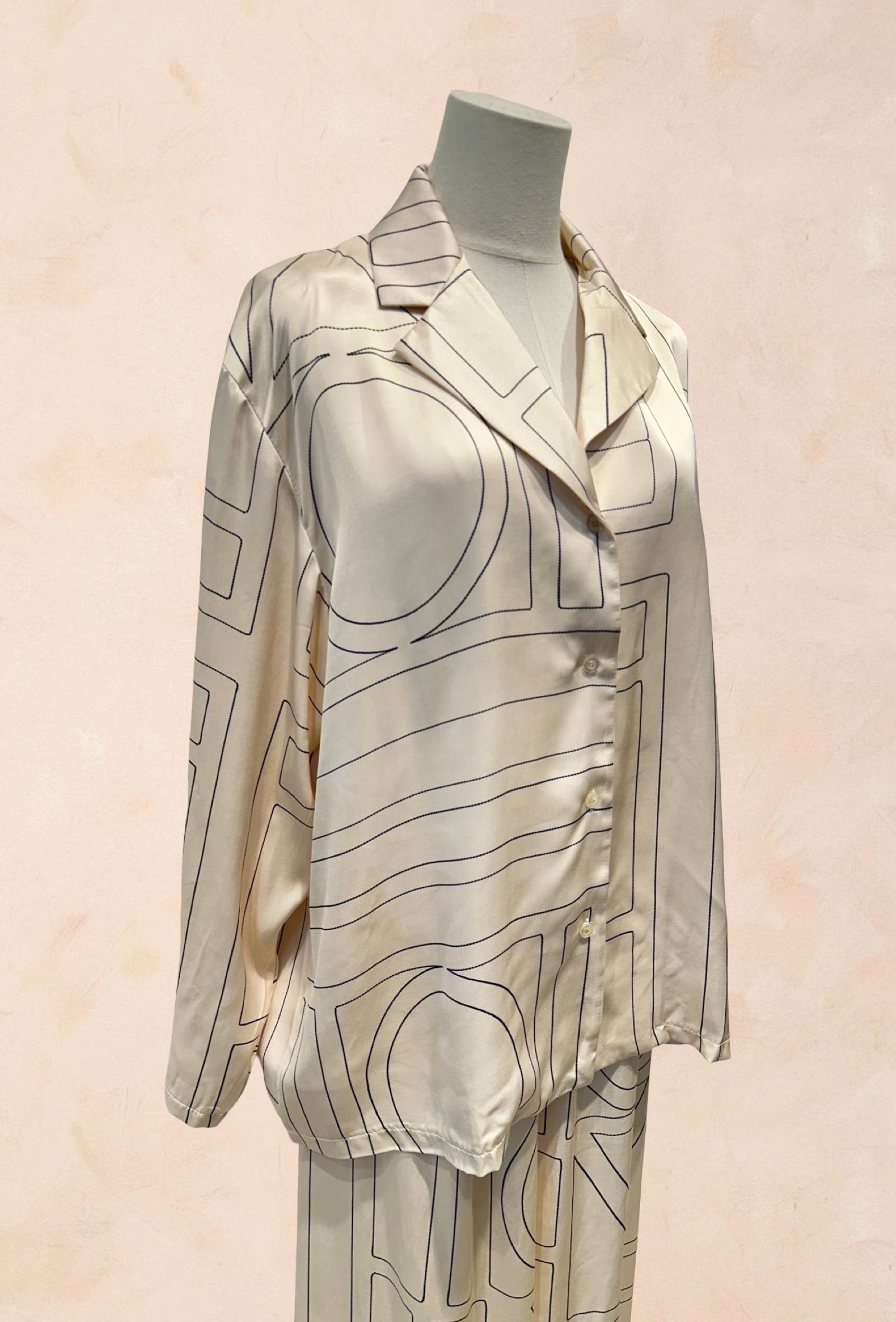 Ensemble PT Chemise Fluide Graphique % VISCOSE
