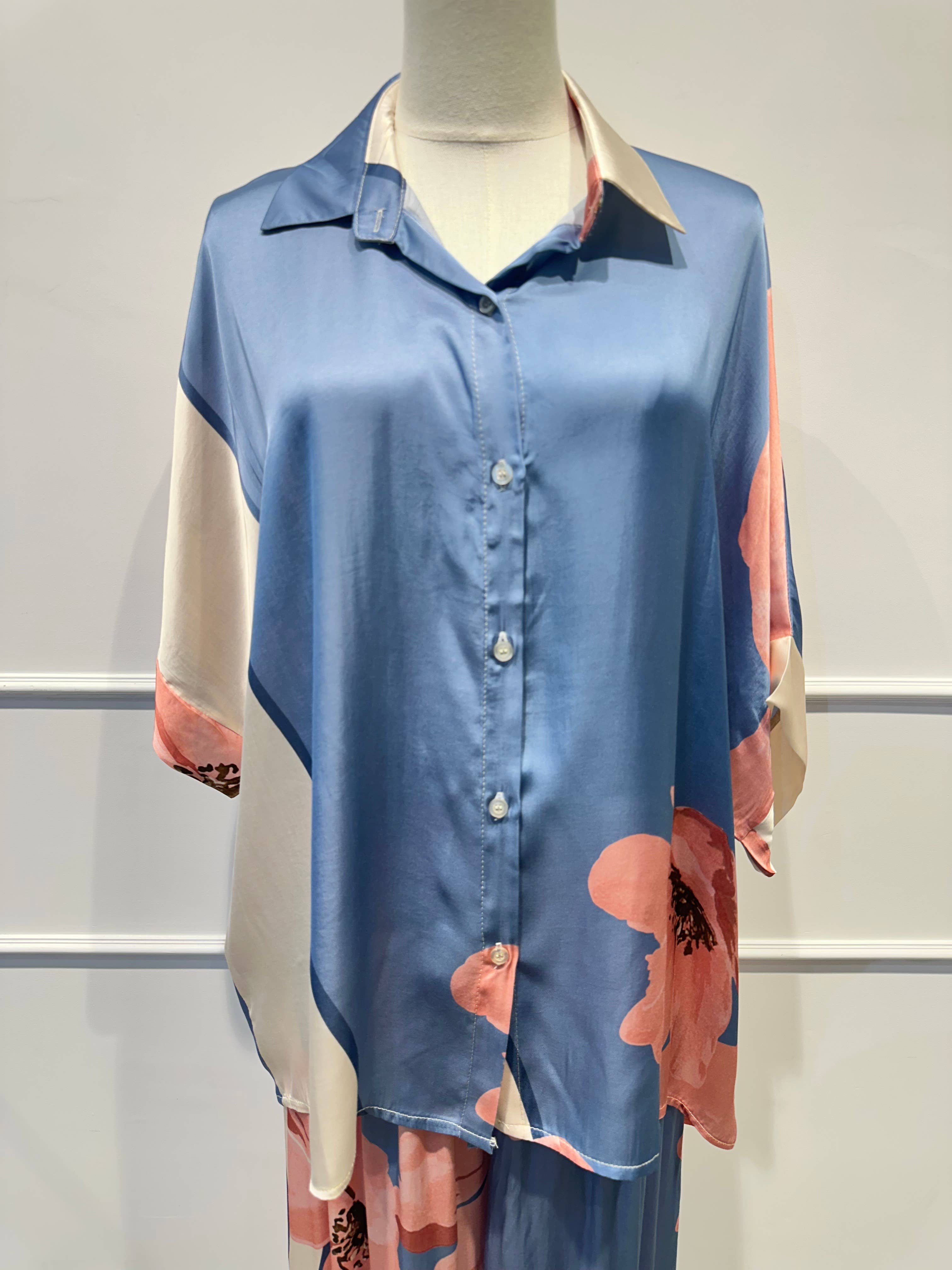 Ensemble Large Imprimé Fleuri % VISCOSE