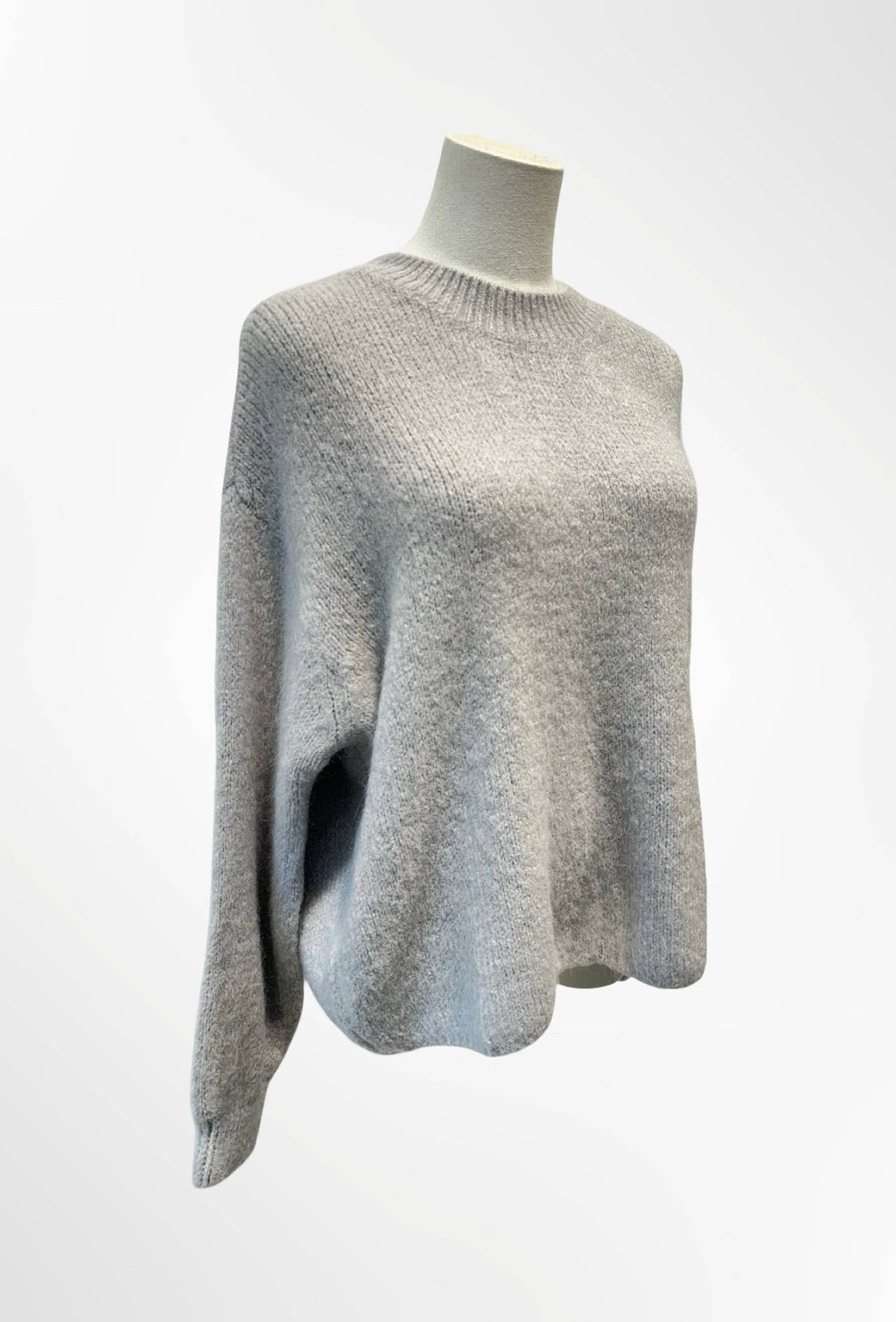 Pull col rond qualité premium ALPAGA / LAINE