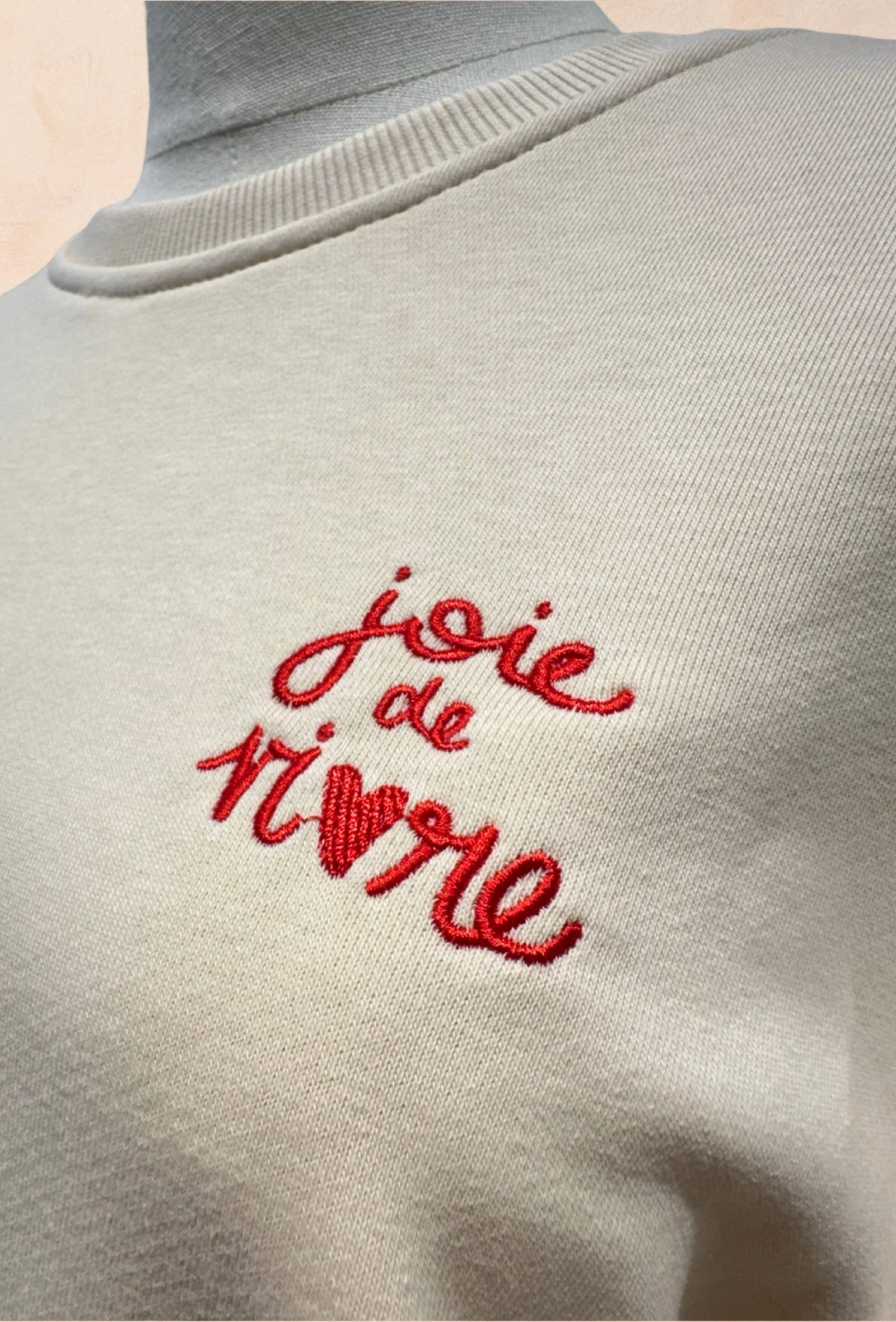 Sweat shirt Joie de Vivre COTON