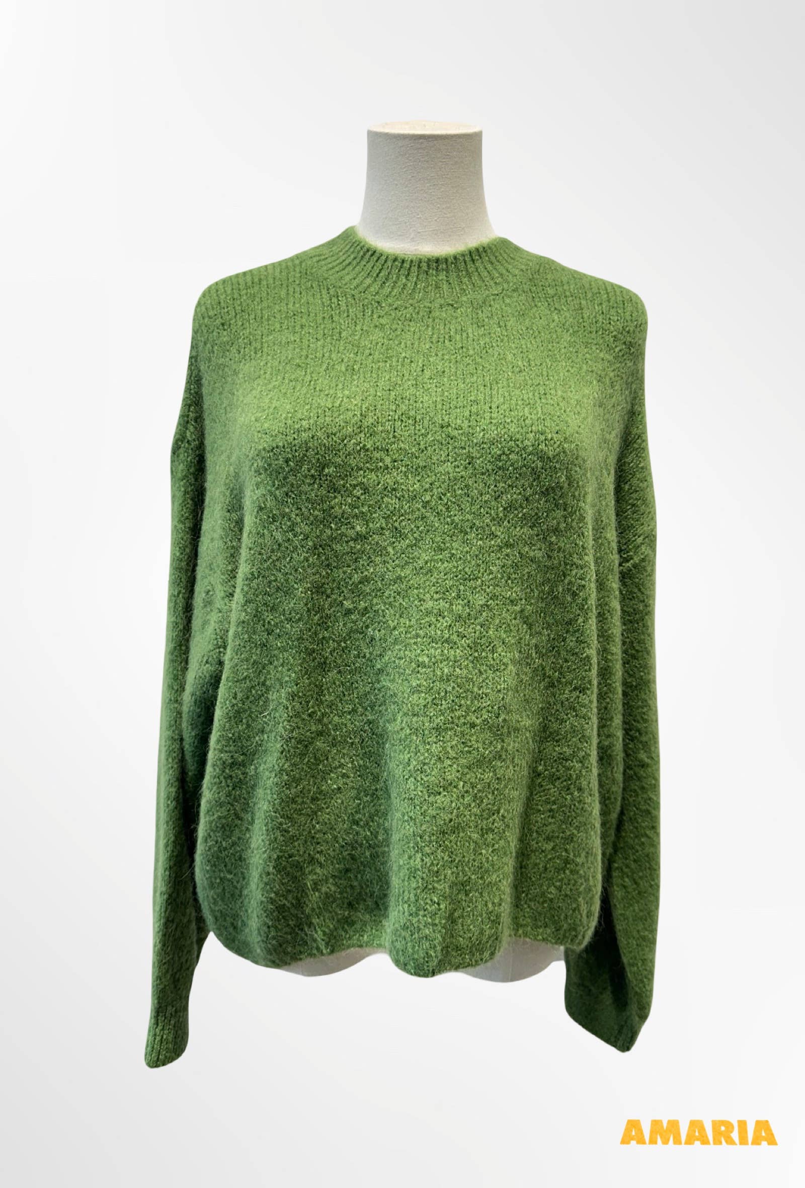 Pull col rond qualité premium ALPAGA / LAINE