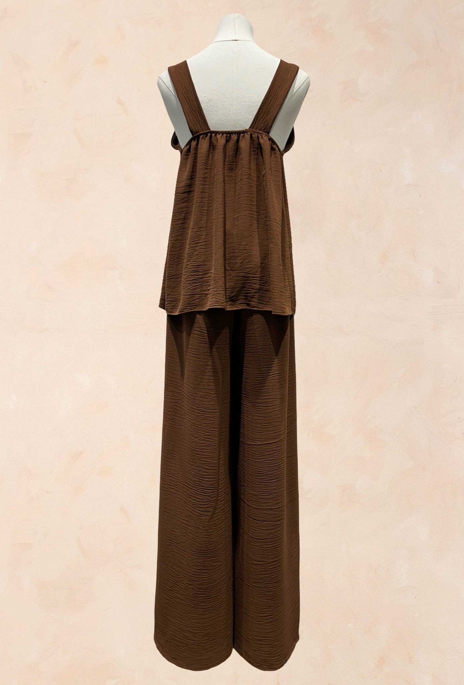 Ensemble top & pantalon palazzo