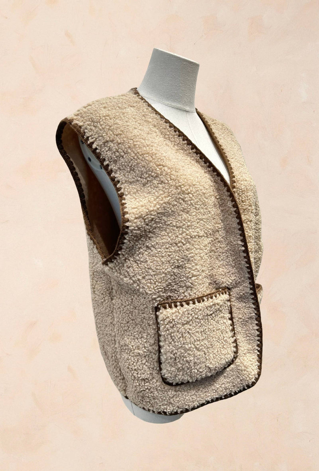 Gilet sans manches Look Vintage