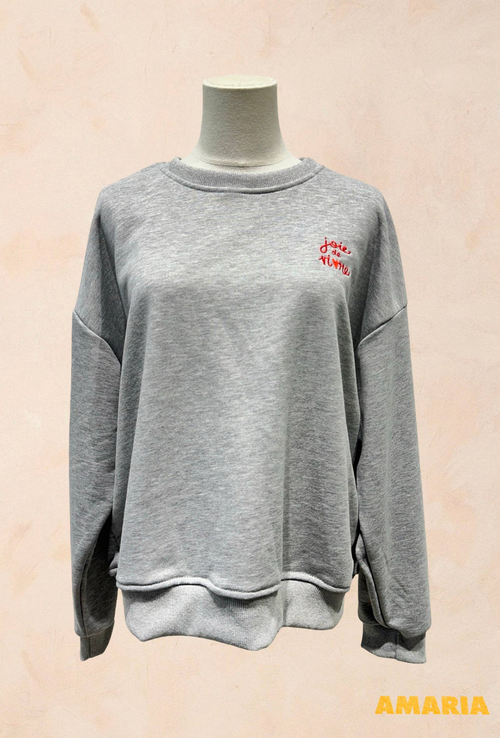 Sweat shirt Joie de Vivre COTON