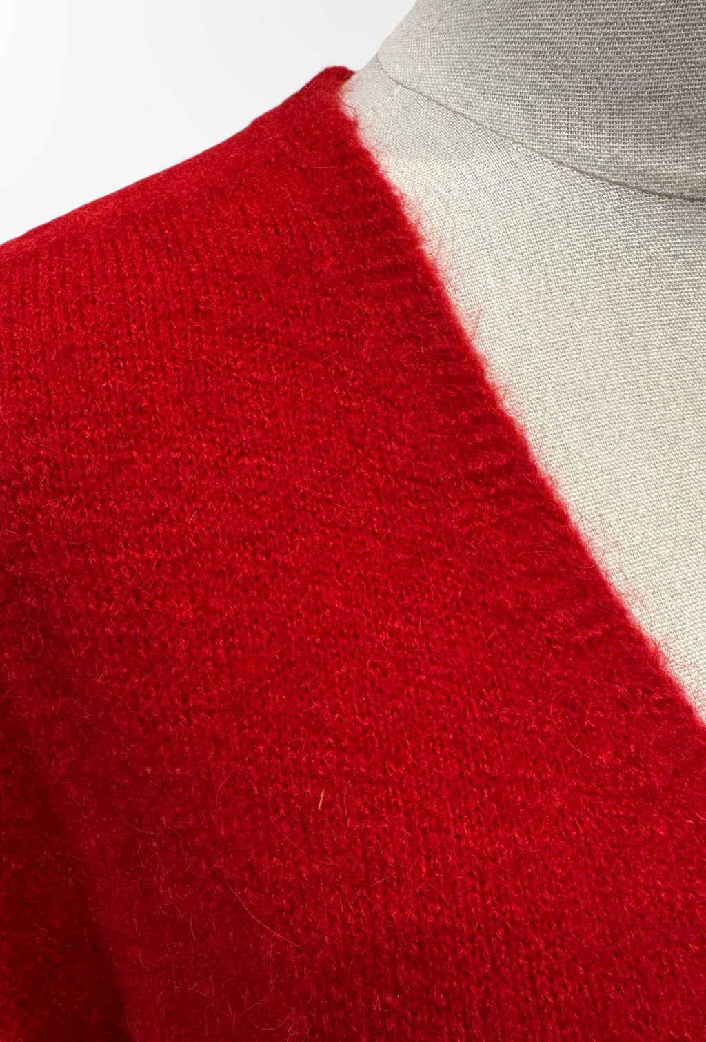 Pull col V manches courtes ALPAGA/ LAINE