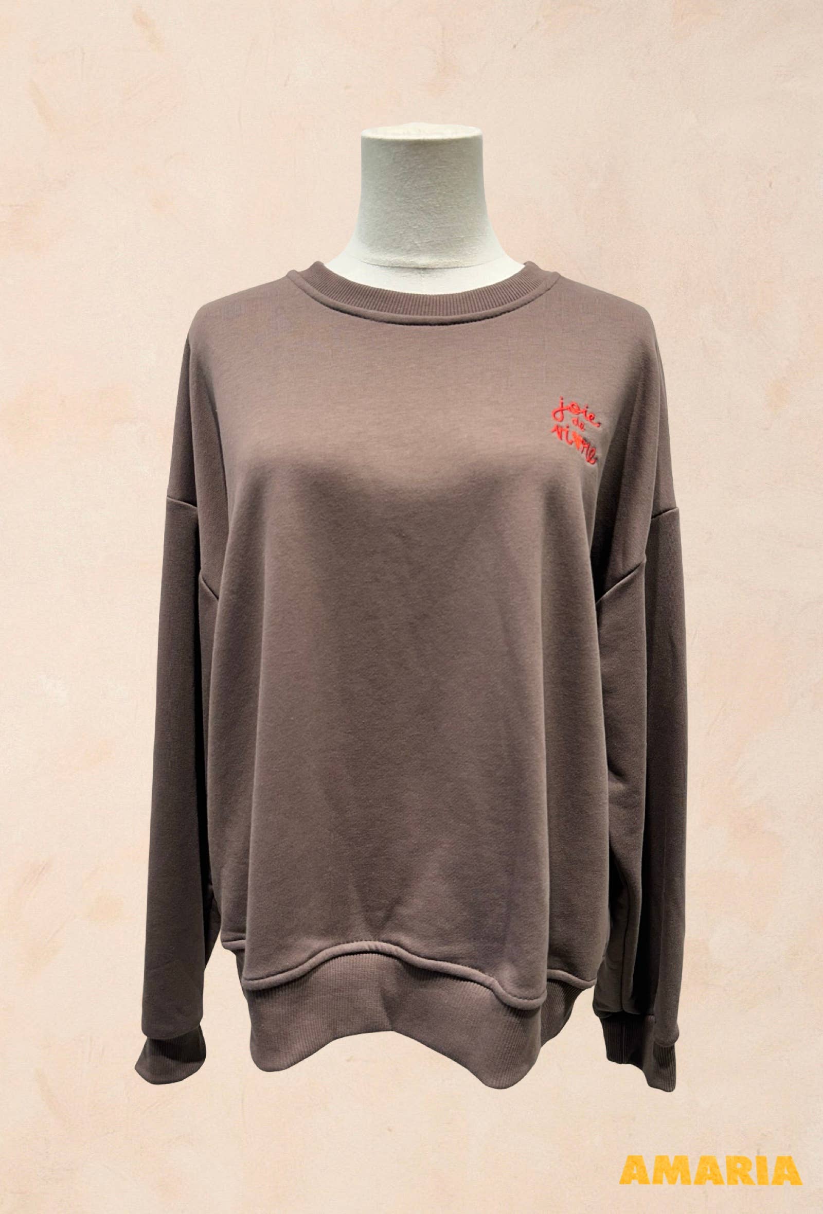 Sweat shirt Joie de Vivre COTON