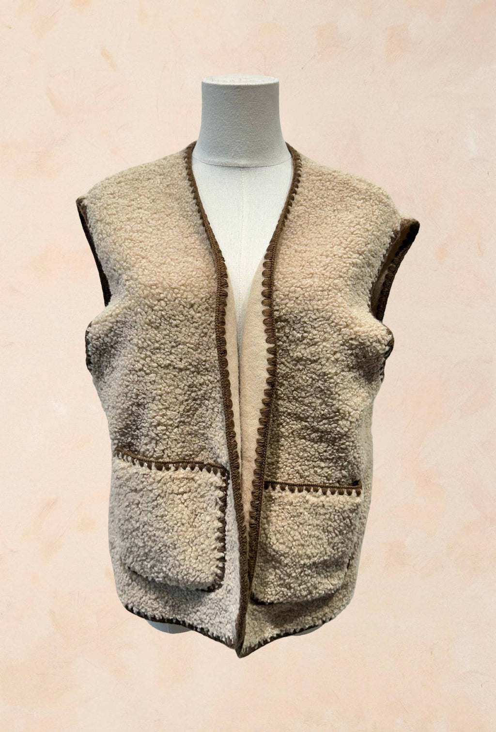 Gilet sans manches Look Vintage