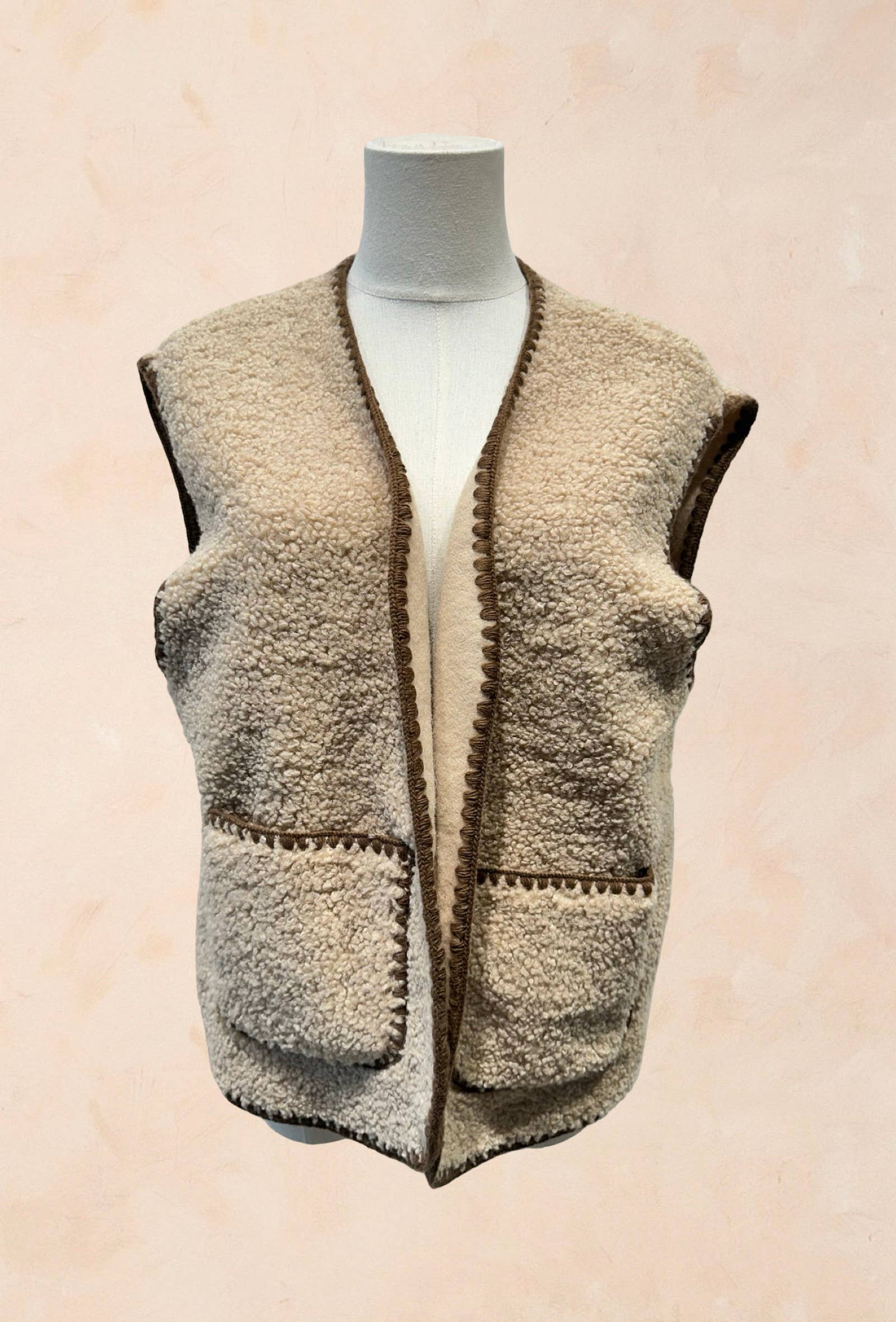 Gilet sans manches Look Vintage