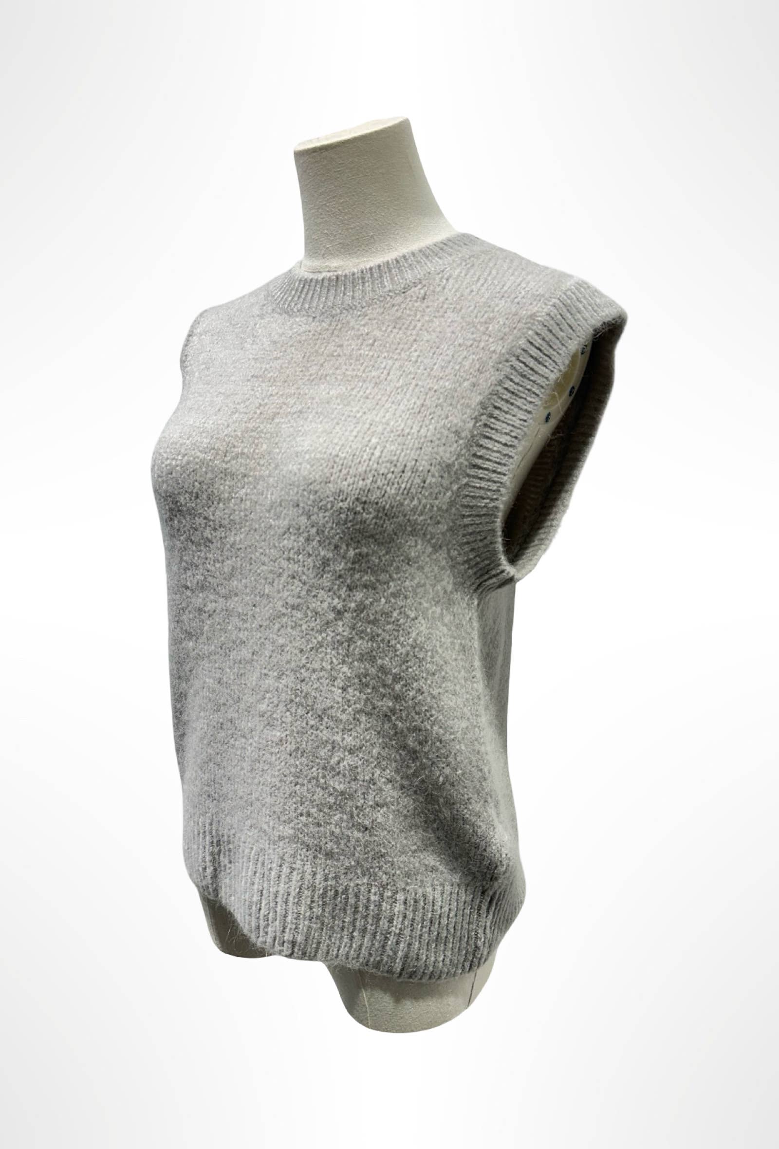 Pull col rond Sans Manches ALPAGA
