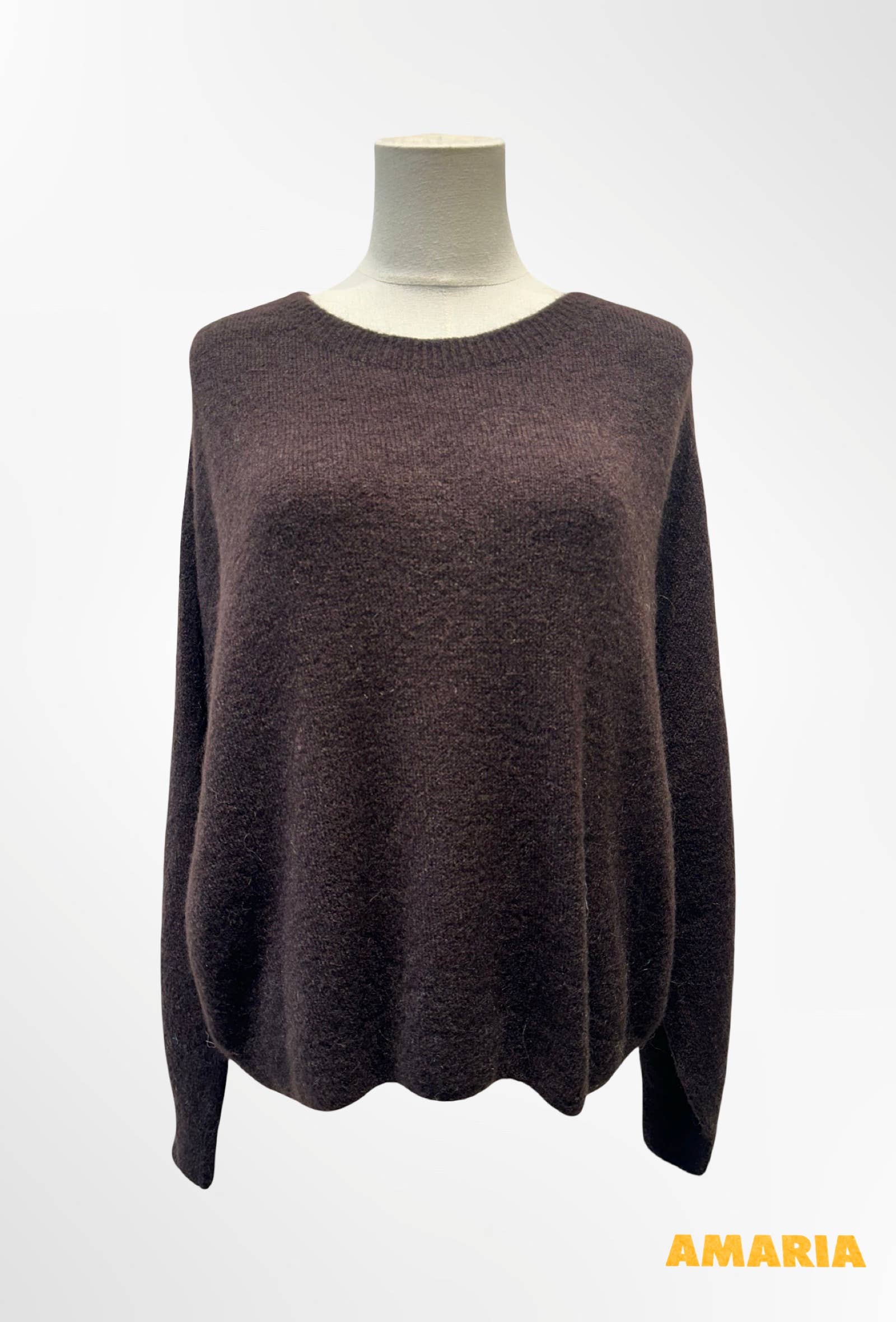 Pull Col Rond Maille Douce Oversize ALPAGA