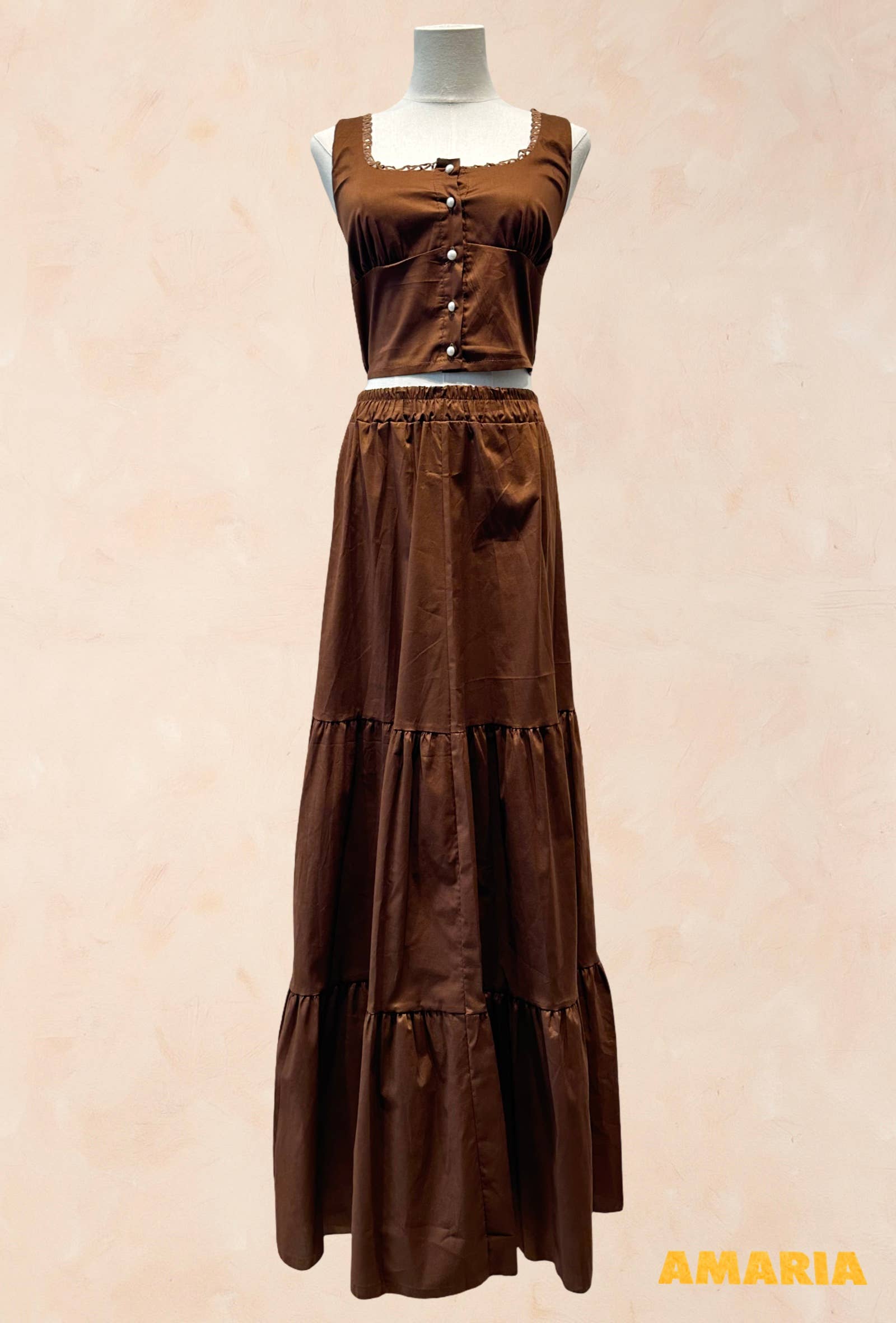 Ensemble Top & Jupe Longue