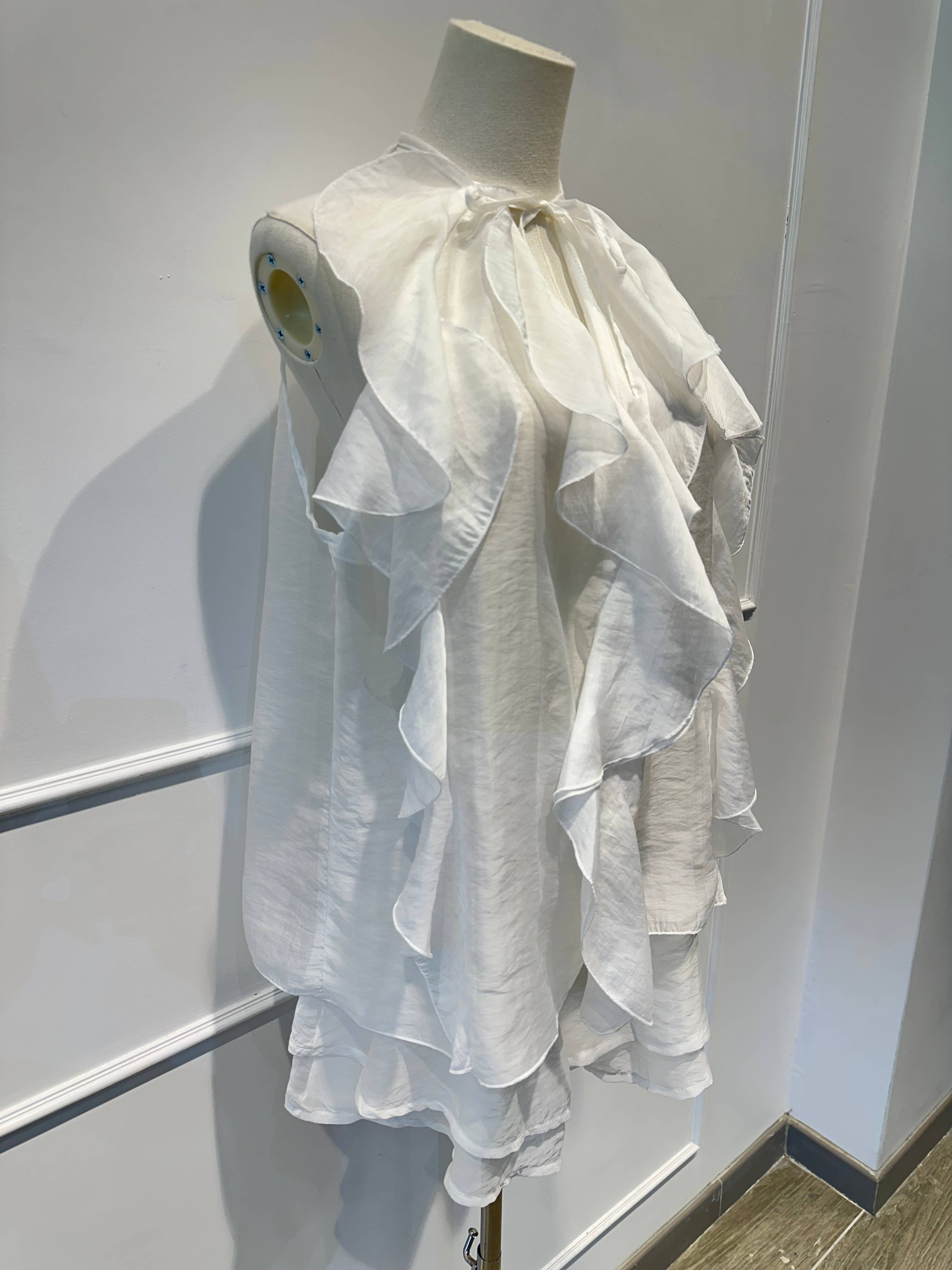 Ensemble Voile à Volants –Top Fluide & Short