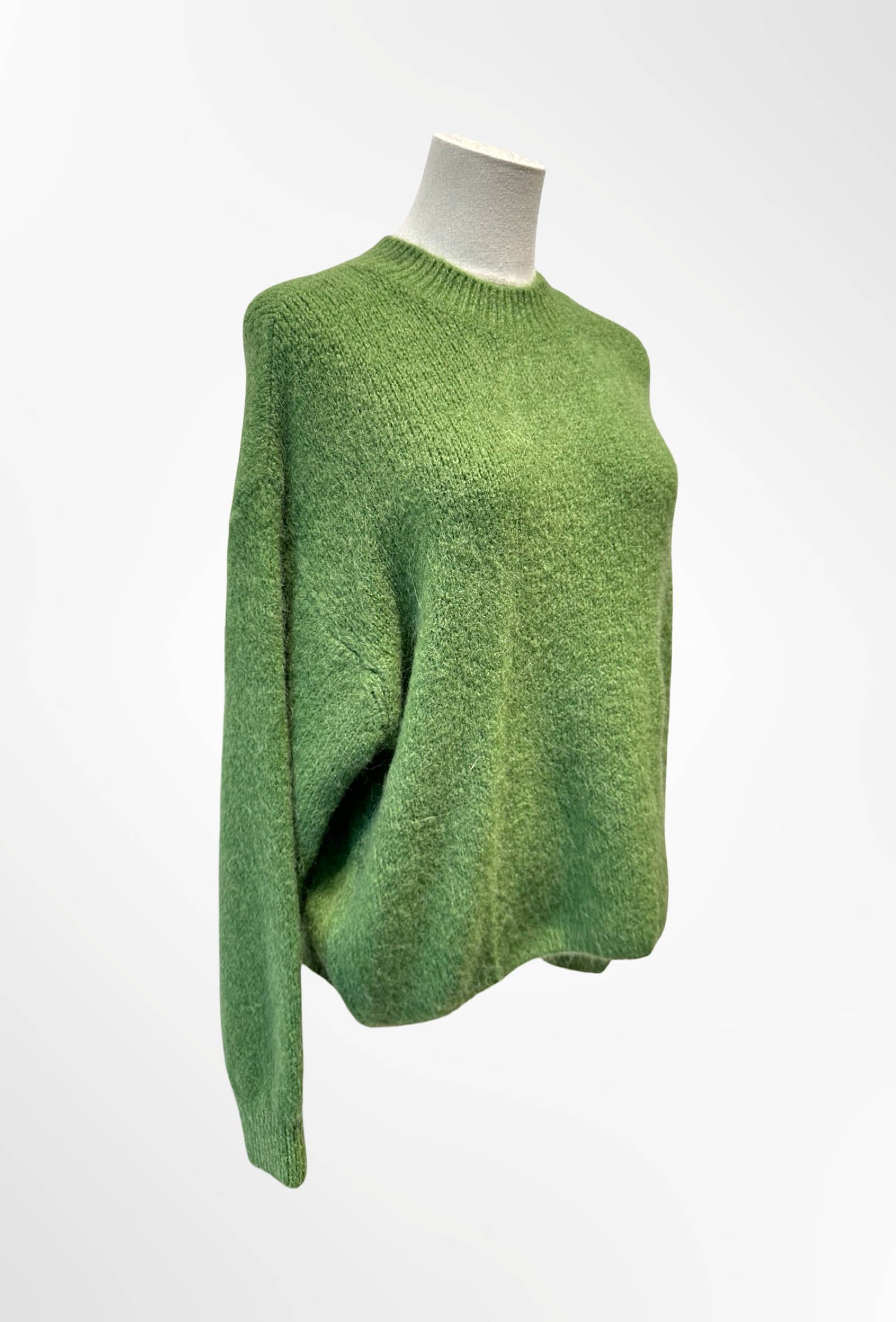 Pull col rond qualité premium ALPAGA / LAINE