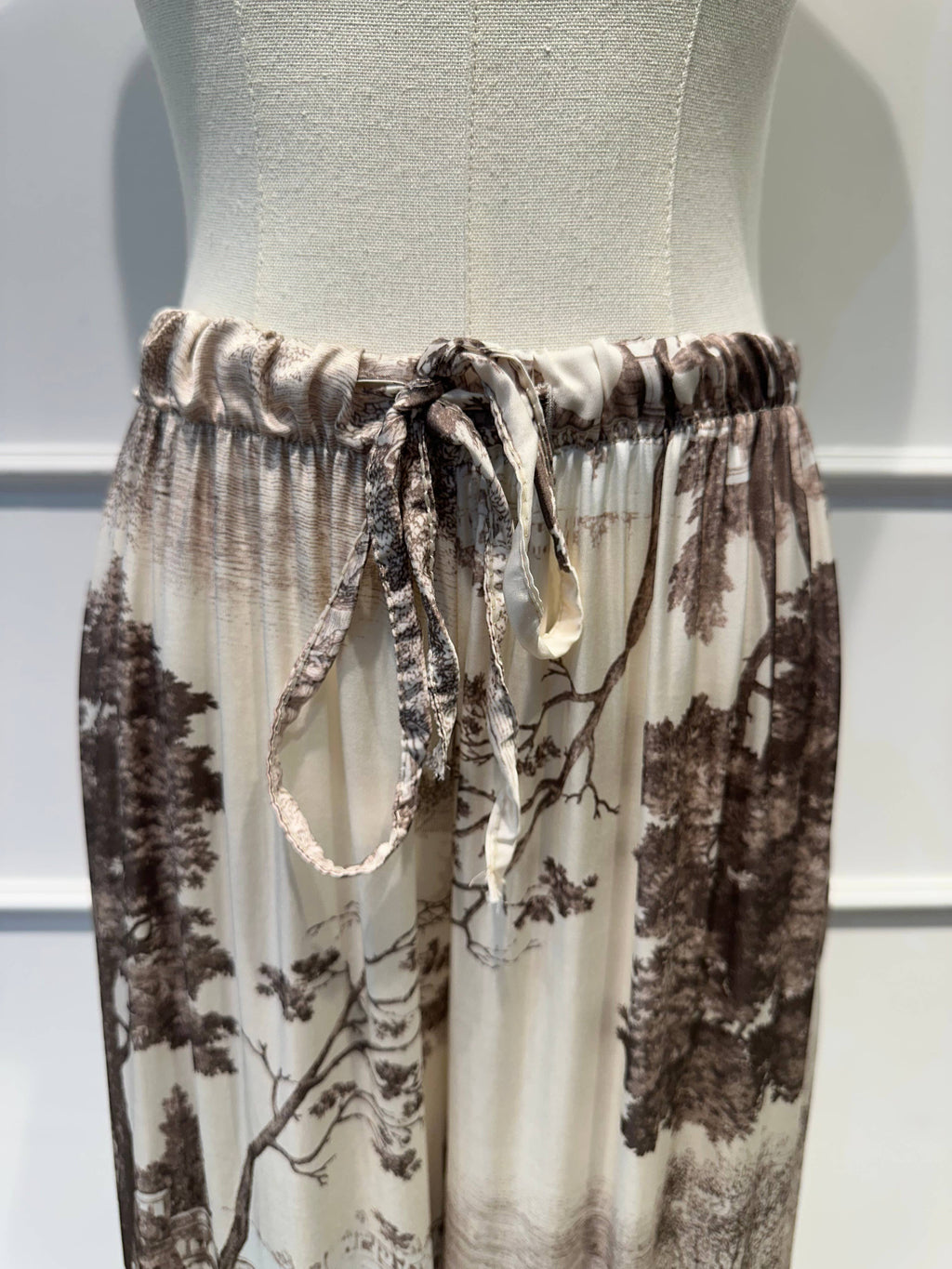 Ensemble fluide imprimé toile de Jouy % VISCOSE