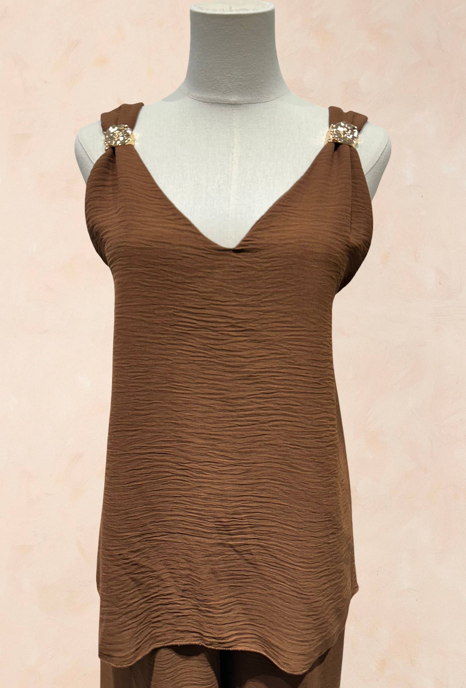 Ensemble top & pantalon palazzo