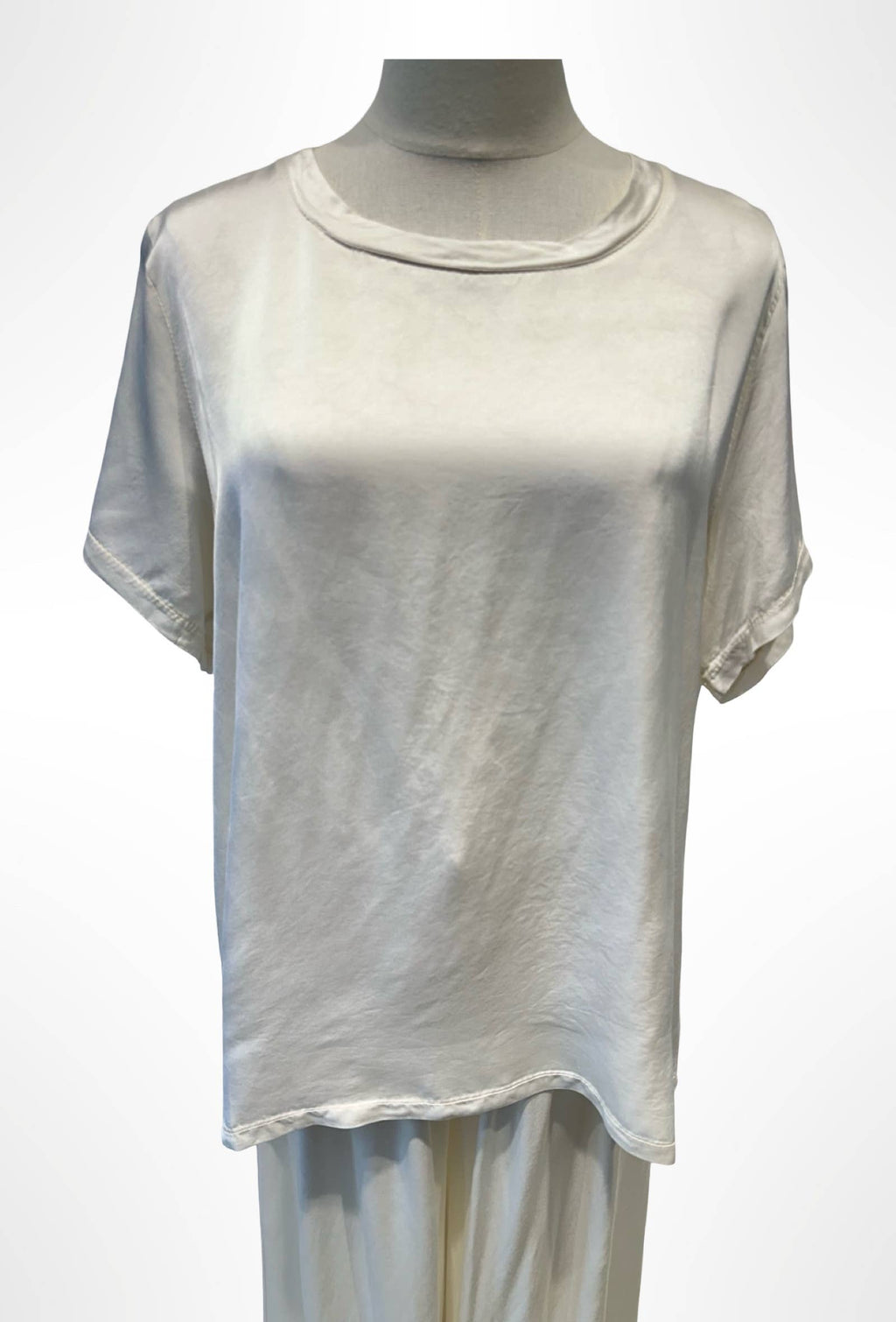 Ensemble Satin, Haut et Pantalon Fluide % VISCOSE