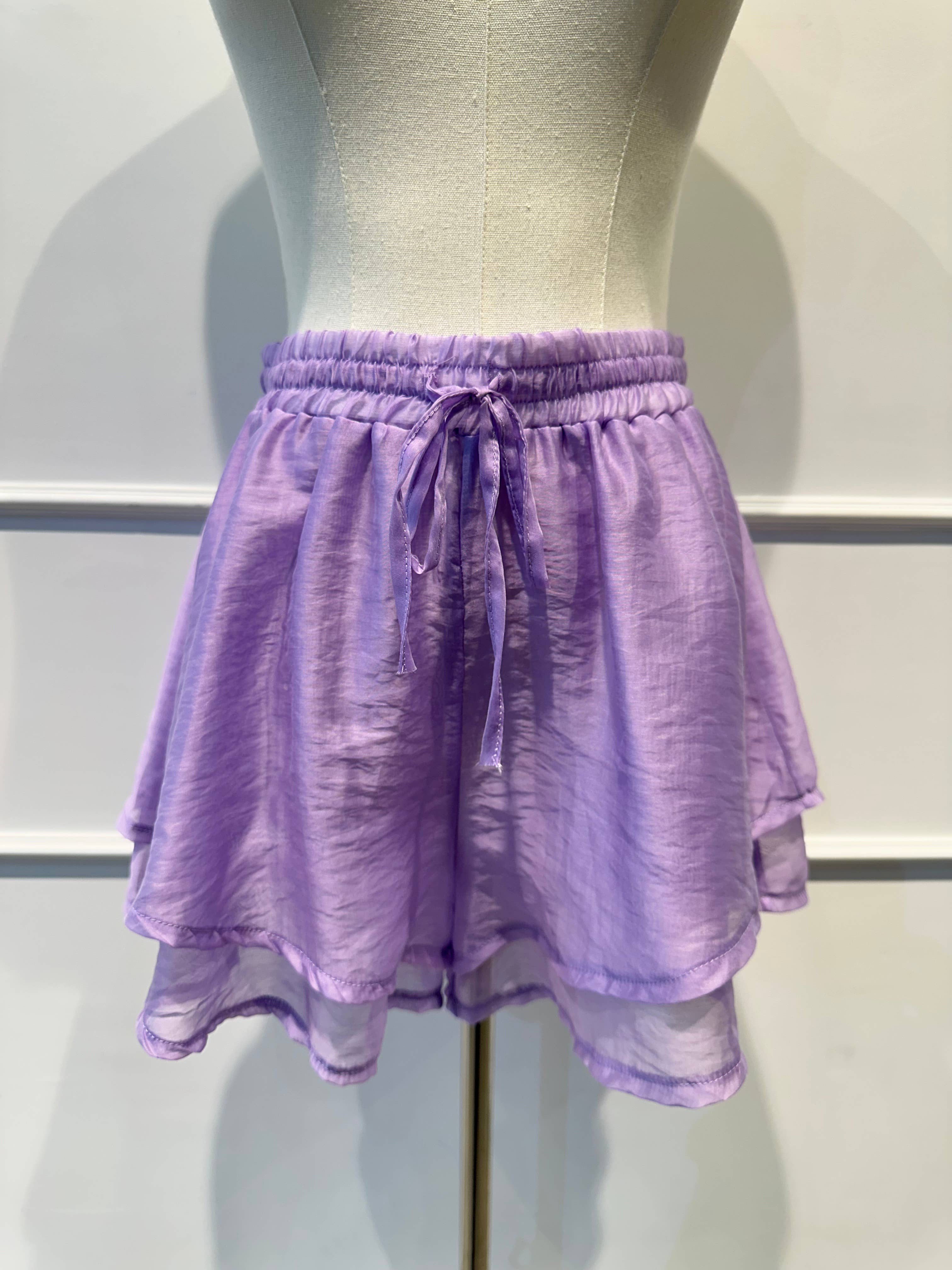 Ensemble Voile à Volants –Top Fluide & Short