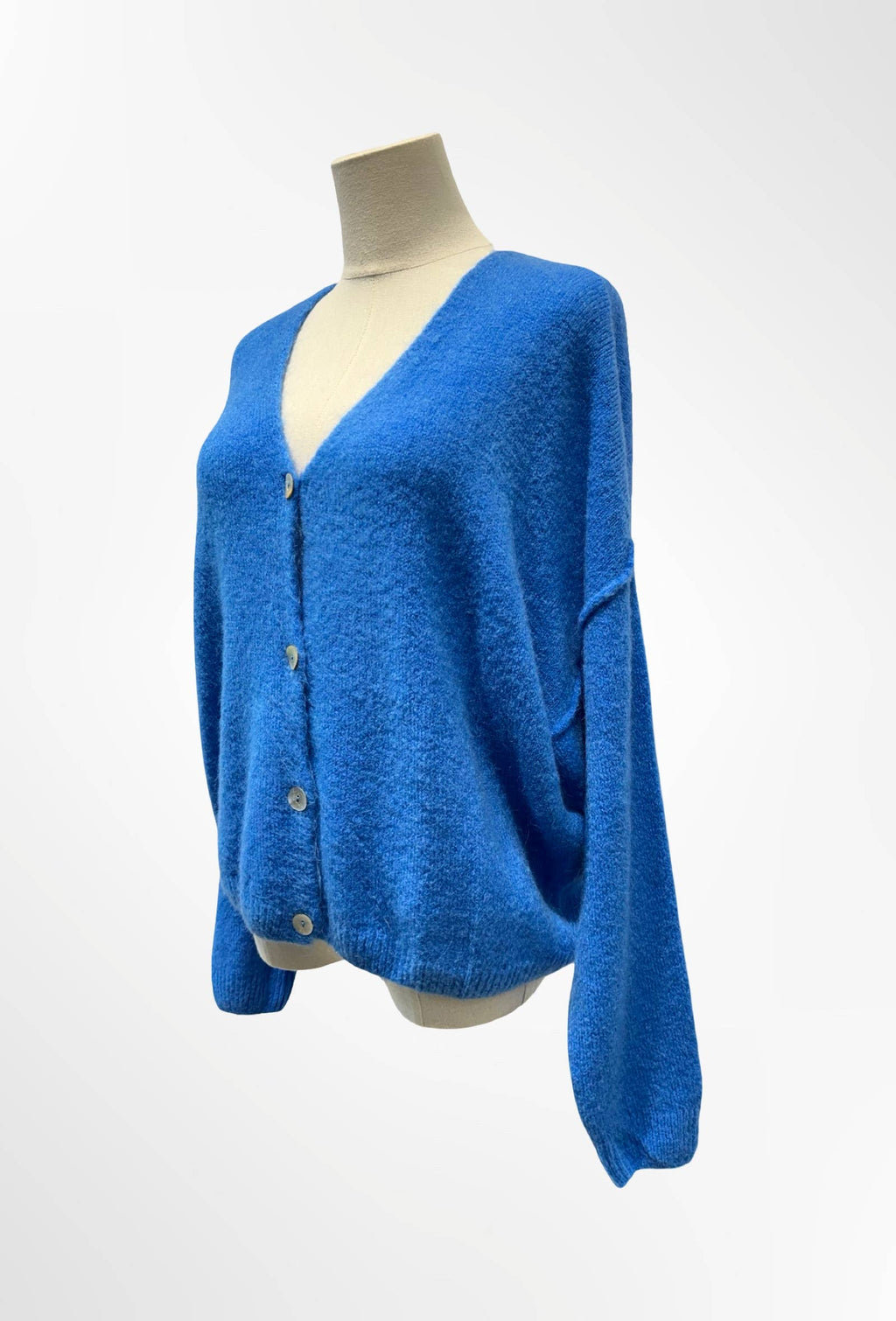 Gilet Col V Profond en Maille Douce ALPAGA