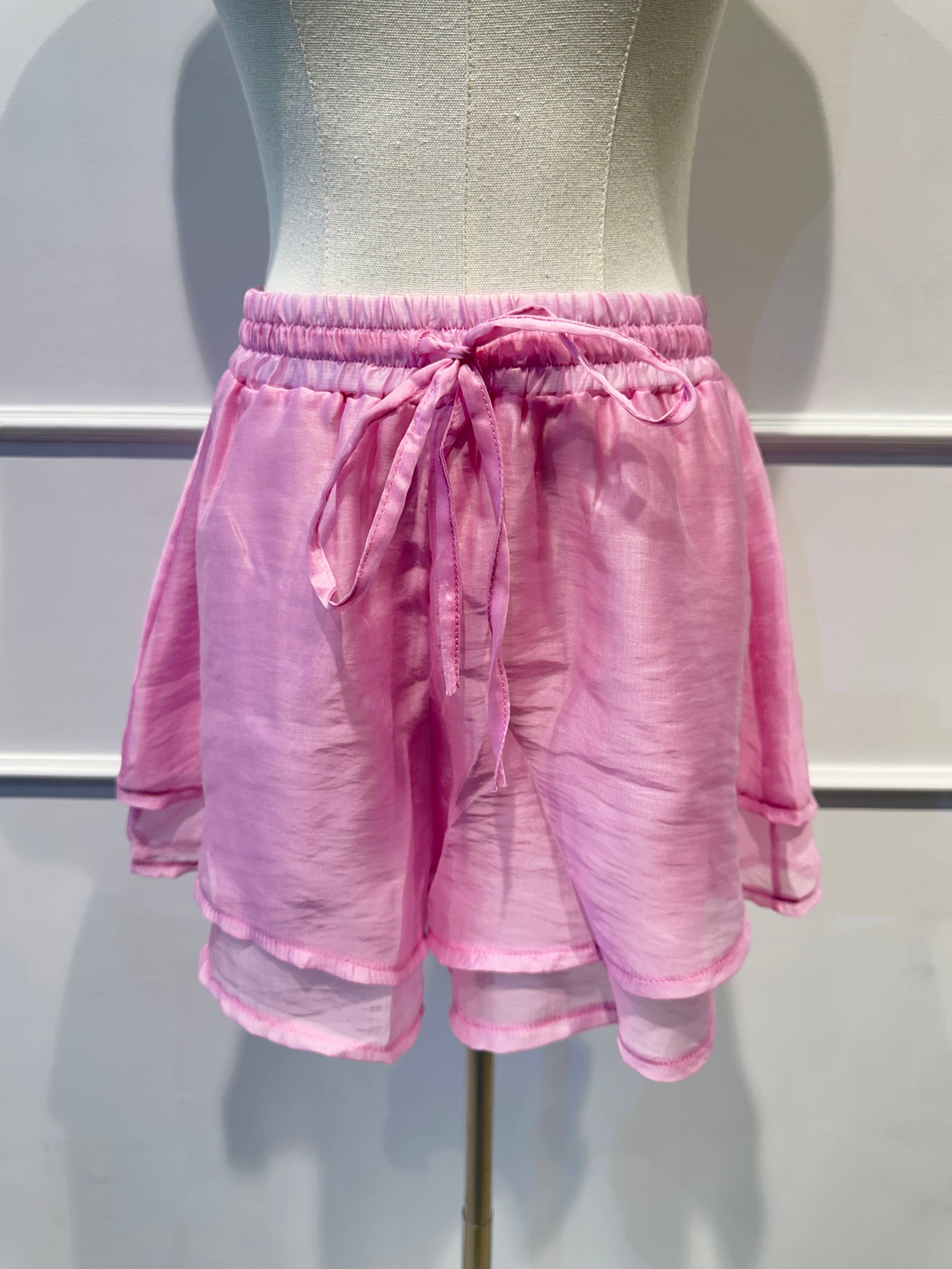 Ensemble Voile à Volants –Top Fluide & Short