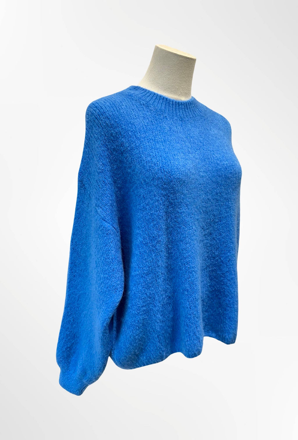 Pull col rond qualité premium ALPAGA / LAINE