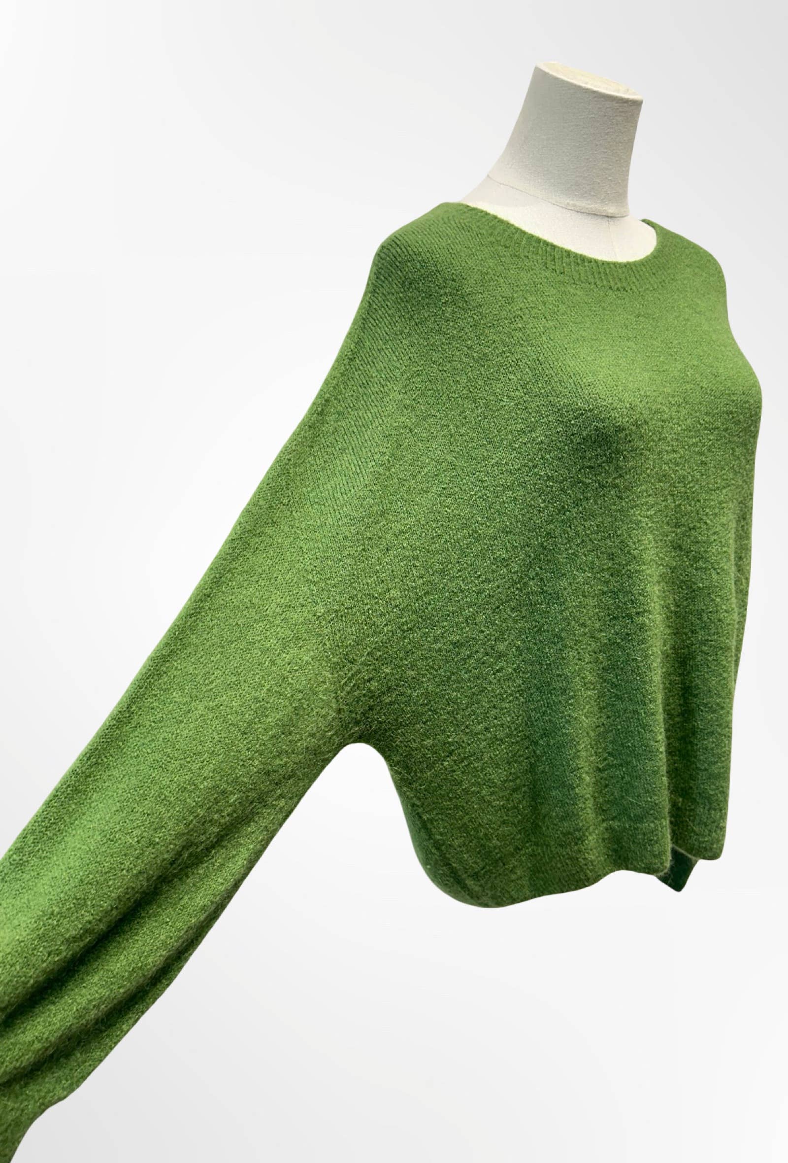 Pull Col Rond Maille Douce Oversize ALPAGA