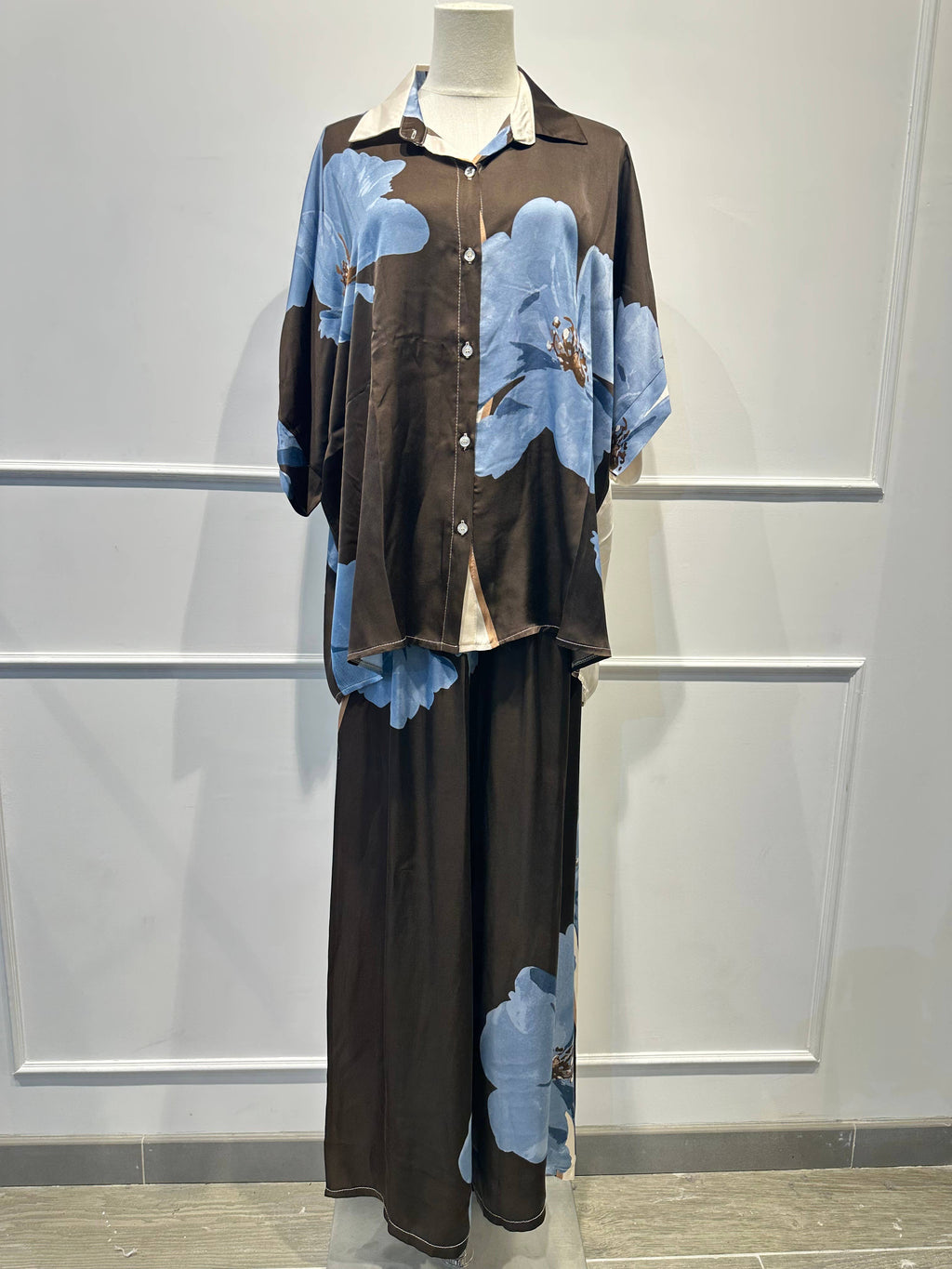 Ensemble Large Imprimé Fleuri % VISCOSE