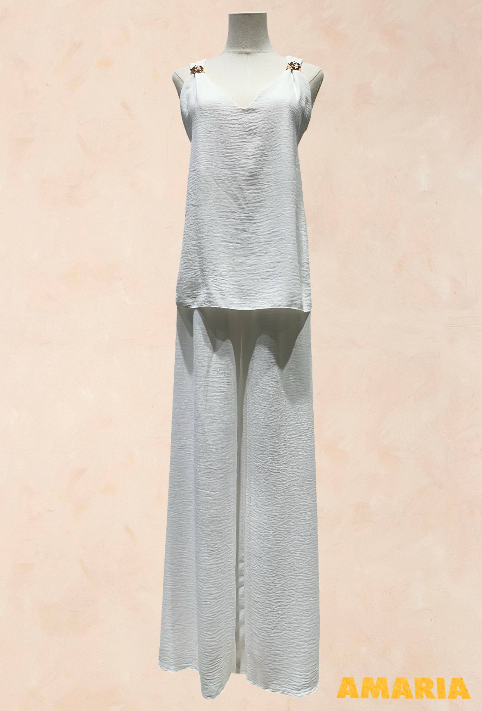 Ensemble top & pantalon palazzo