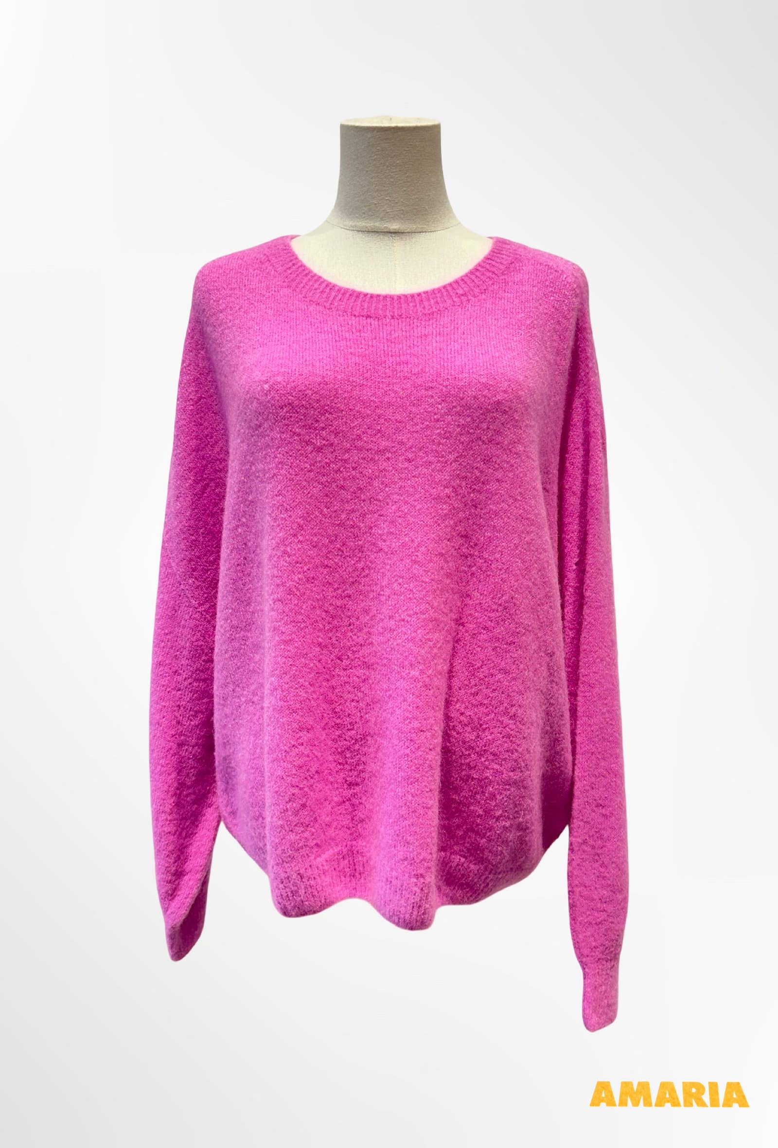 Pull Col Rond Maille Douce Oversize ALPAGA
