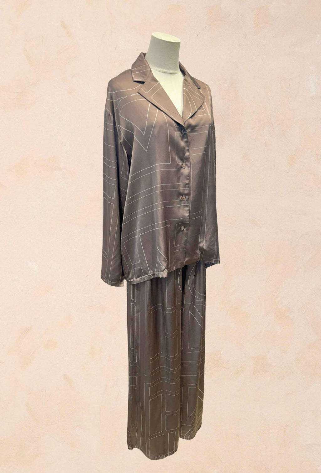 Ensemble PT Chemise Fluide Graphique % VISCOSE