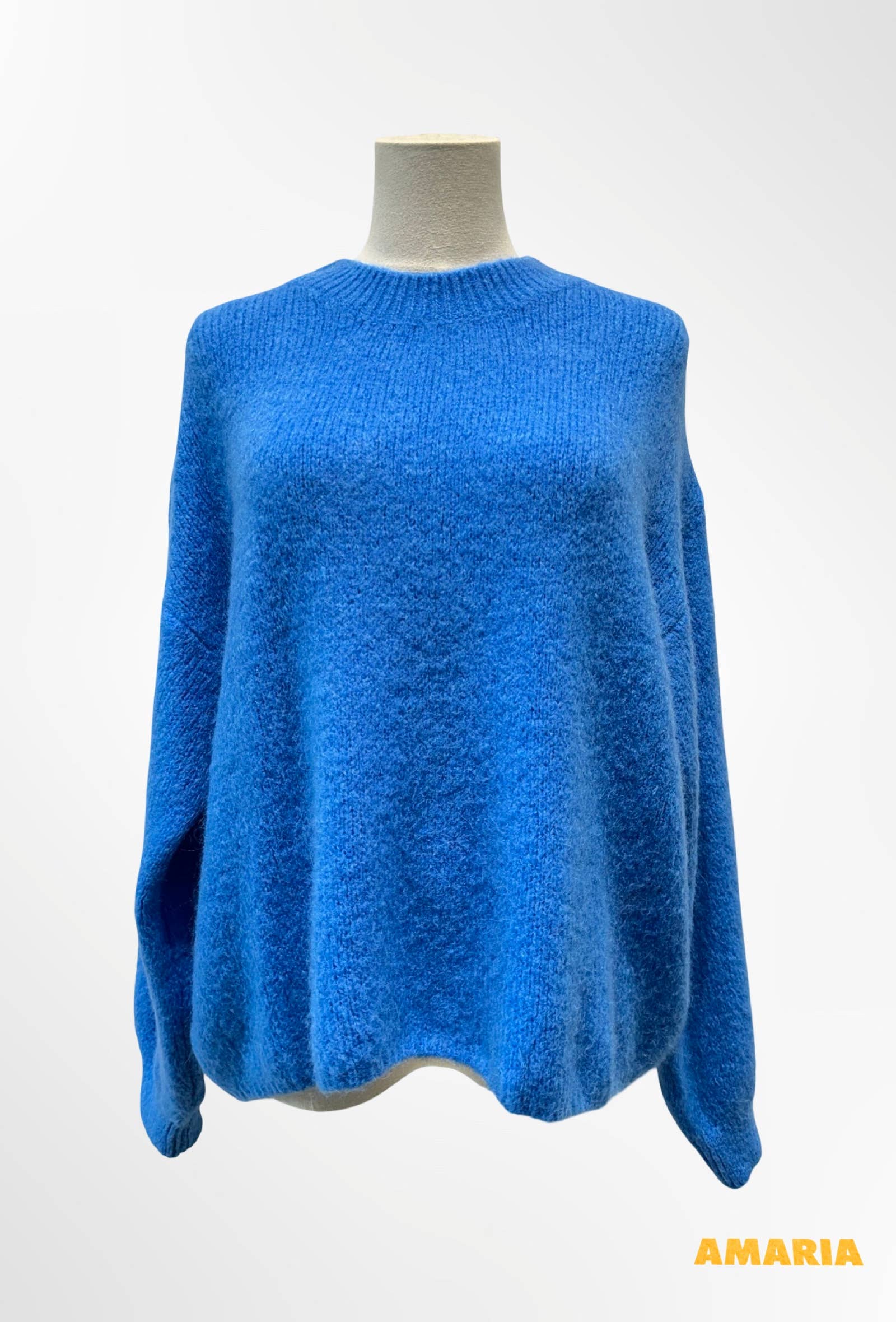Pull col rond qualité premium ALPAGA / LAINE