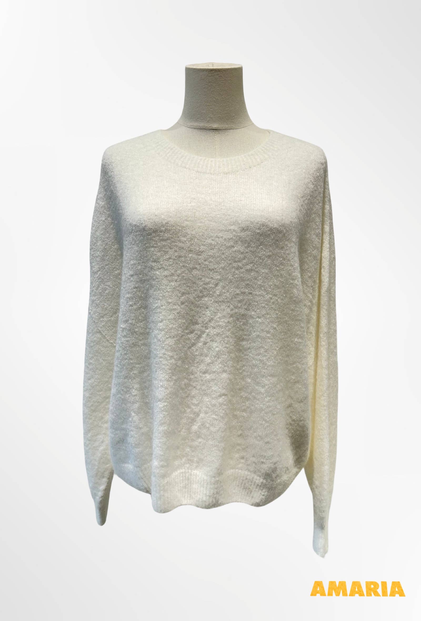 Pull Col Rond Maille Douce Oversize ALPAGA