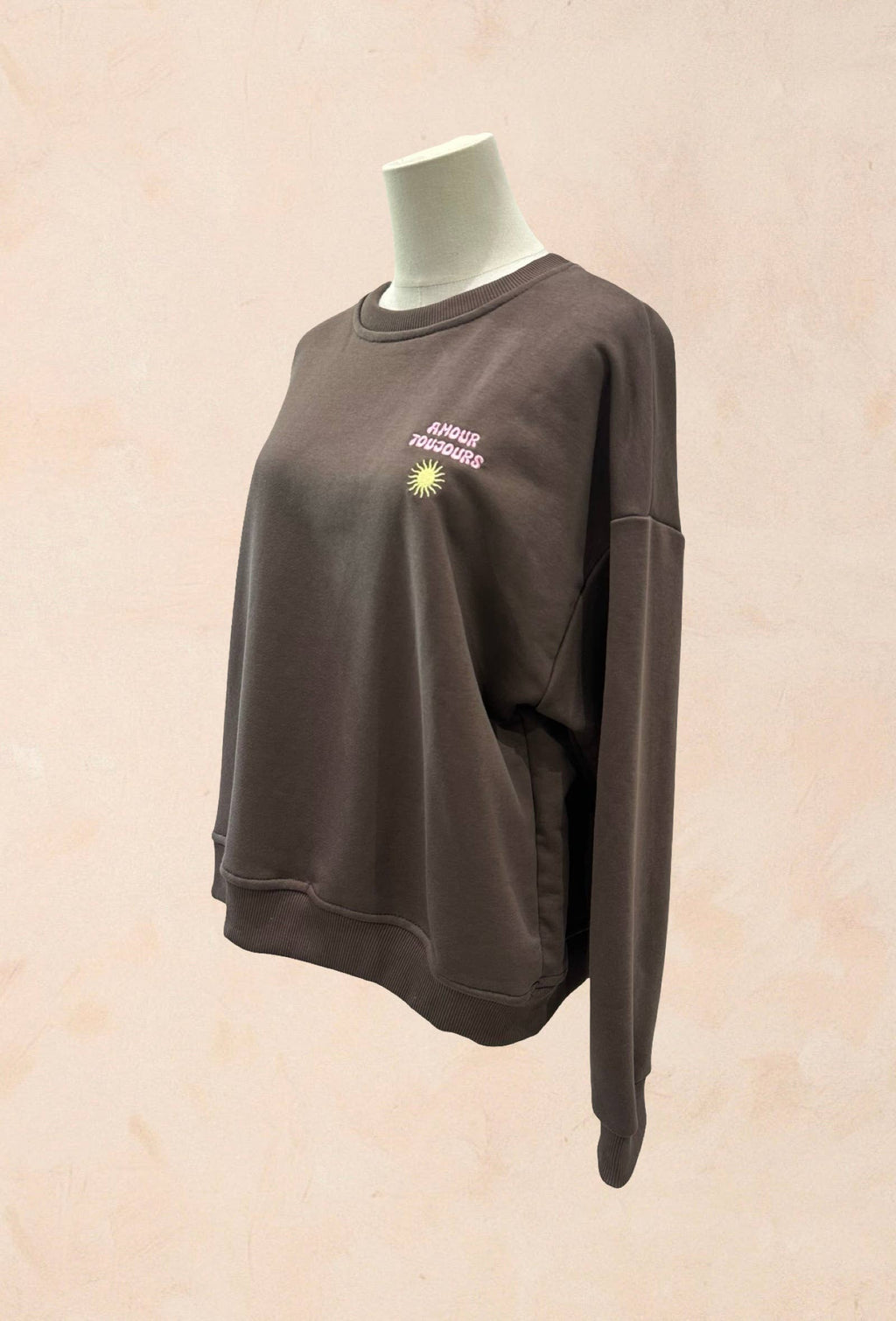 Sweat shirt Oversize – Broderie Amour Toujours